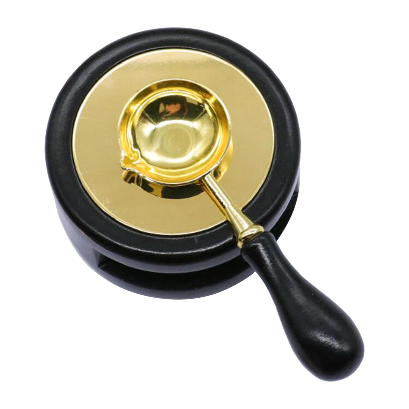 Seal Wax Melting Furnace Tool Wax Seal Spoon Holder for Envelope  Black