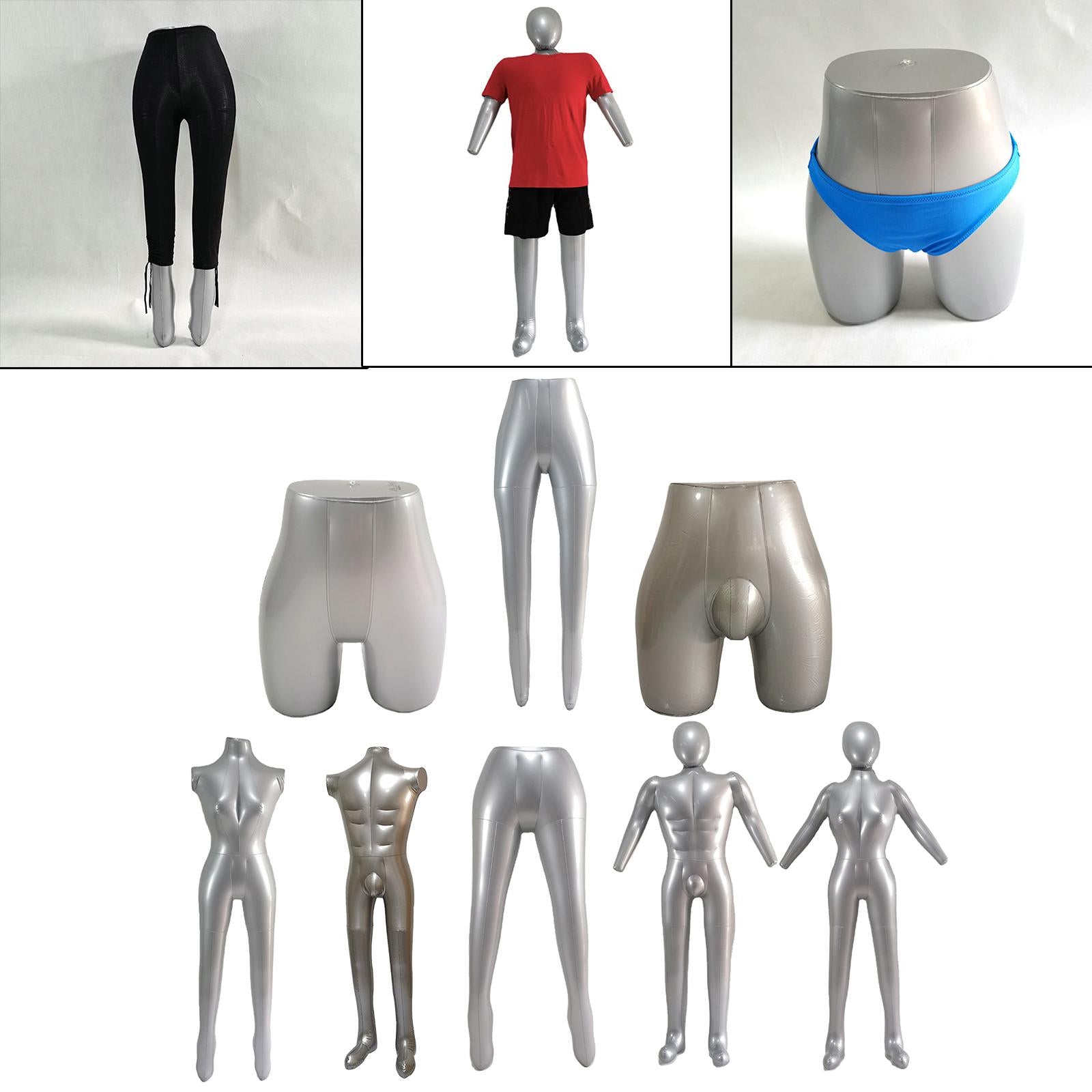 Clothes Bust Mannequin Display Clothes Model Display Holder for Retail Home