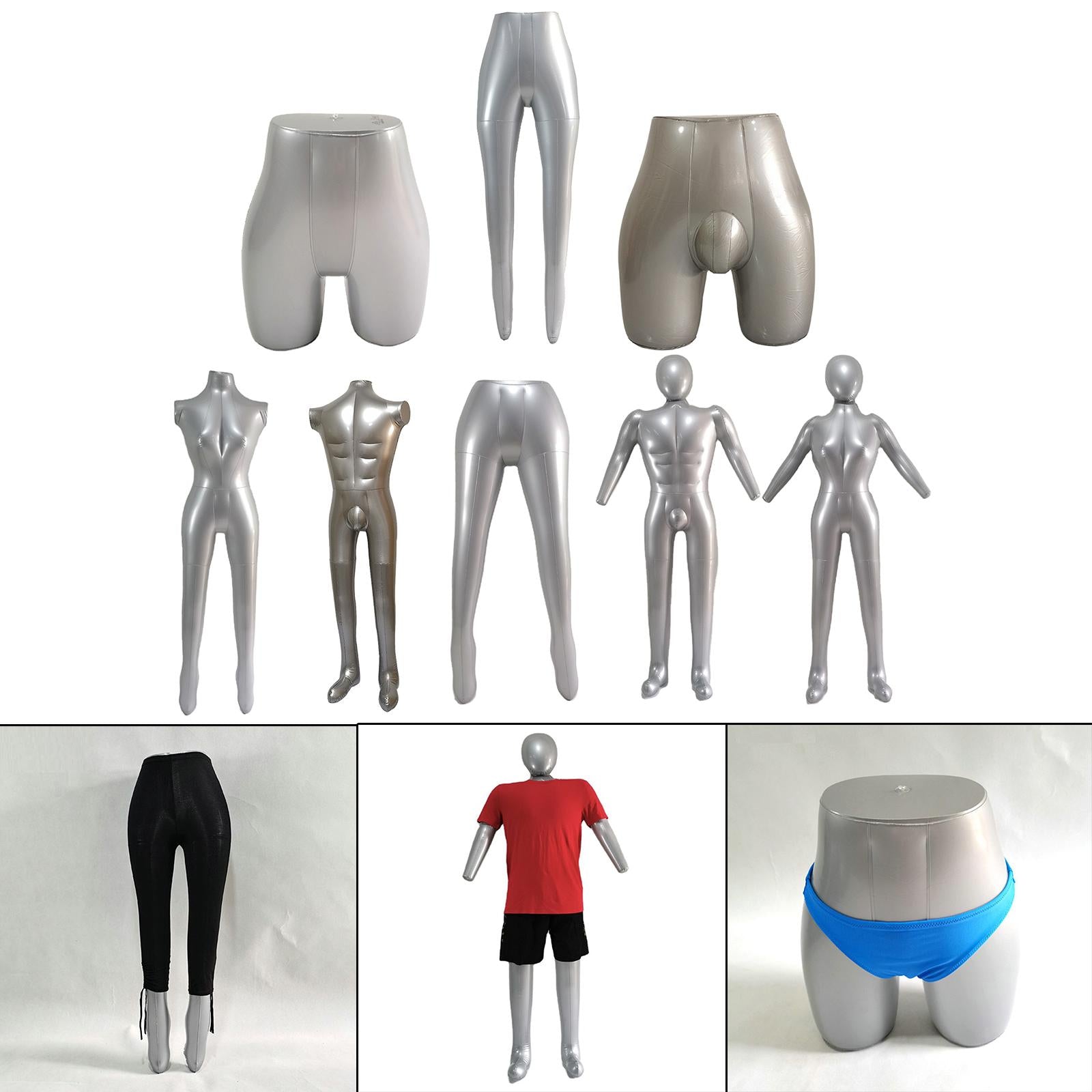 Clothes Bust Mannequin Display Clothes Model Display Holder for Retail Home