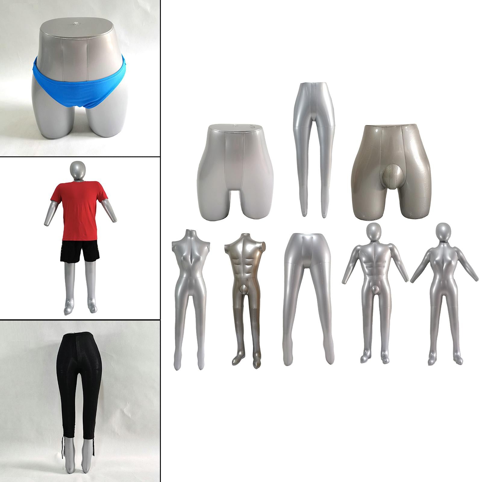 Clothes Bust Mannequin Display Clothes Model Display Holder for Retail Home