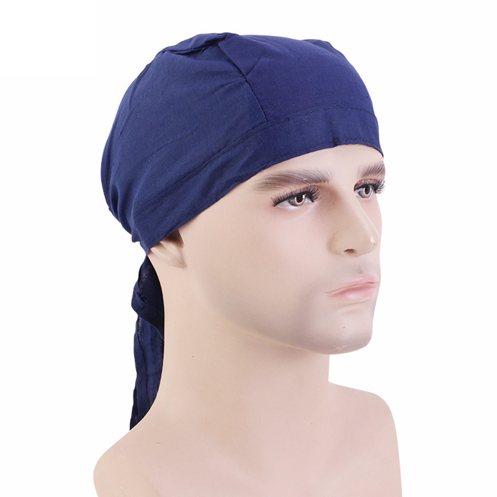 Soft Quick Dry Head Wrap Headband Breathable for Roller Skating Fitness Navy