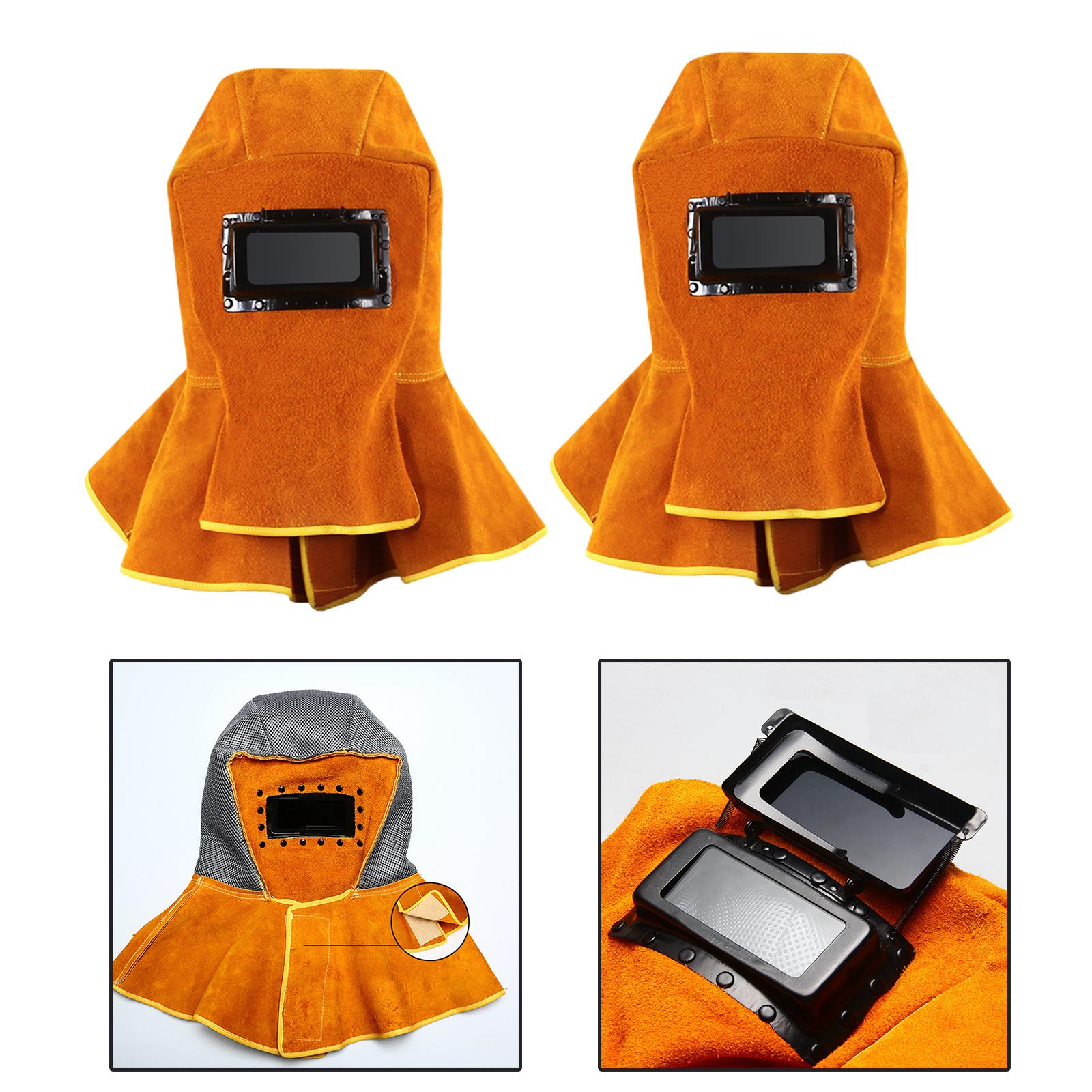 Weld Hood Helmet Safety Protective Heat Resistant for TIG Mig ARC Welding No Auto Darkening