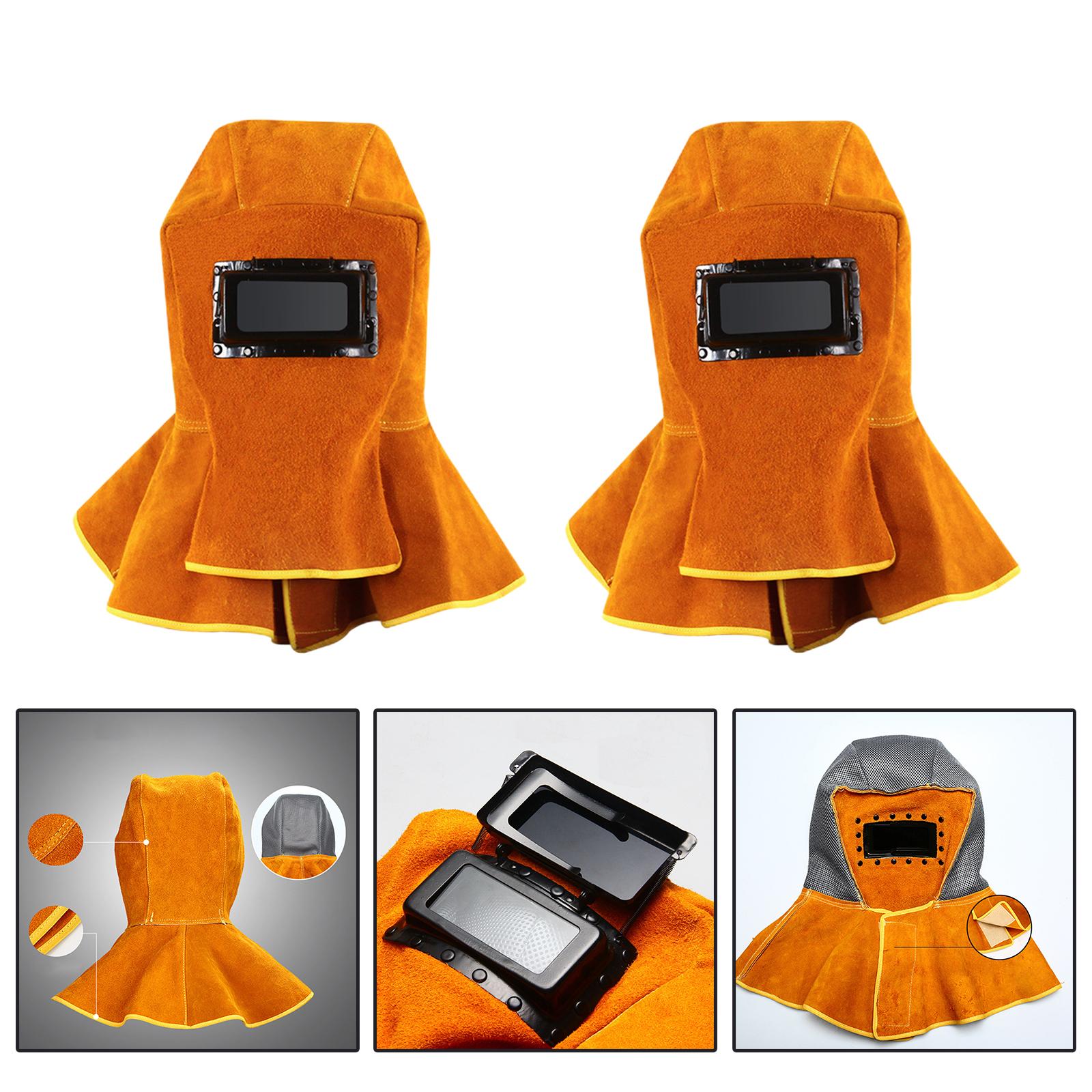 Weld Hood Helmet Safety Protective Heat Resistant for TIG Mig ARC Welding No Auto Darkening