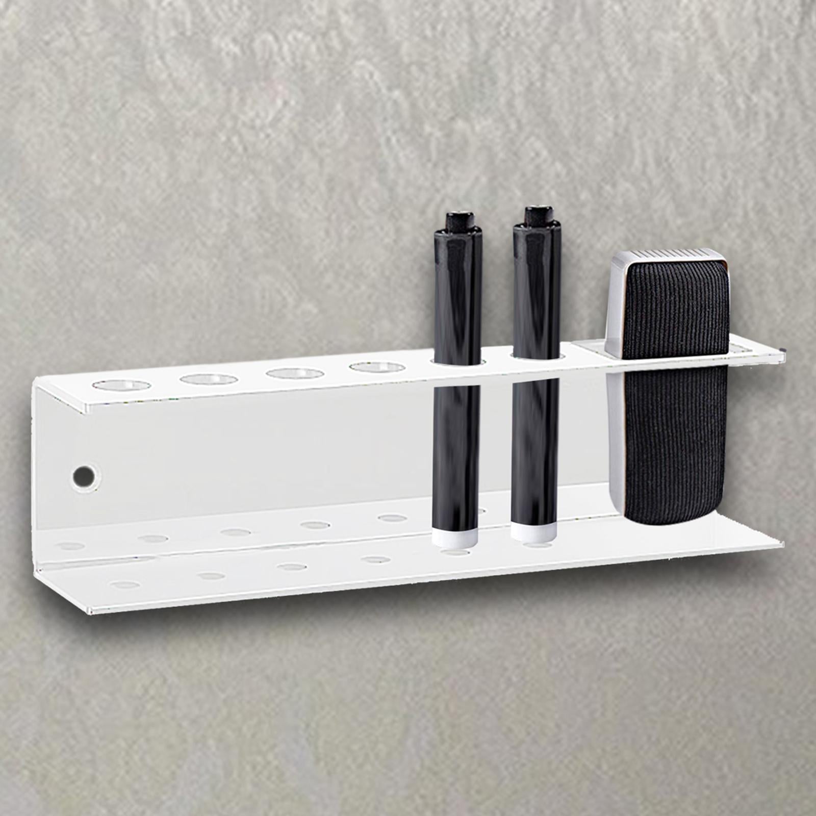 Acrylic Dry Erase Marker Holder 7 Slots for Whiteboard Supply School Locker