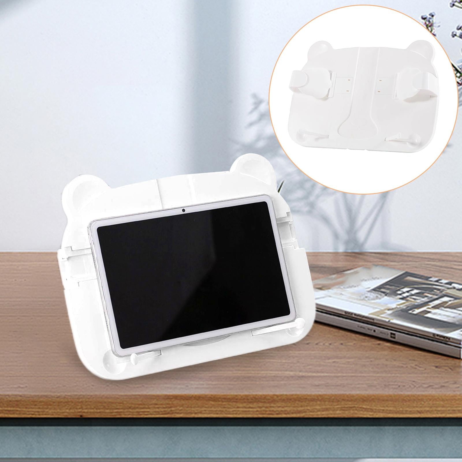 Book Stand Reading Rest Lightweight Adjustable Sturdy for Reading Documents White