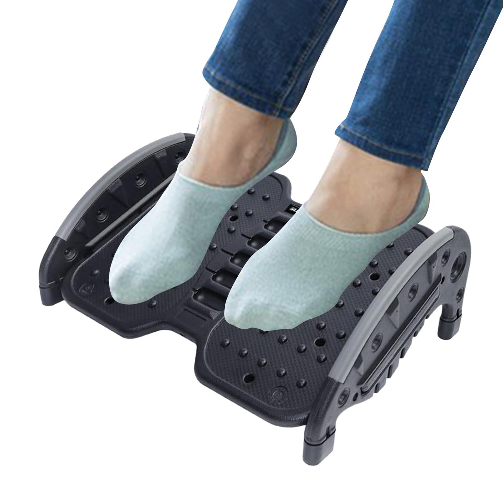 Portable Footrest Under Desk Non Slip Foot Rest Stable for Home Travel Desk