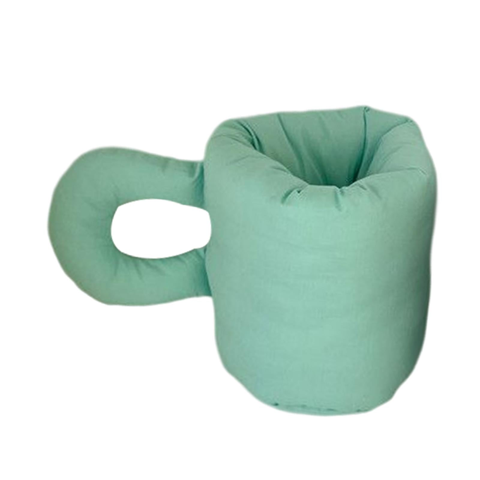 Cotton Filling Mug Shape Pens Holder for Classroom Room Storage Supplies Green