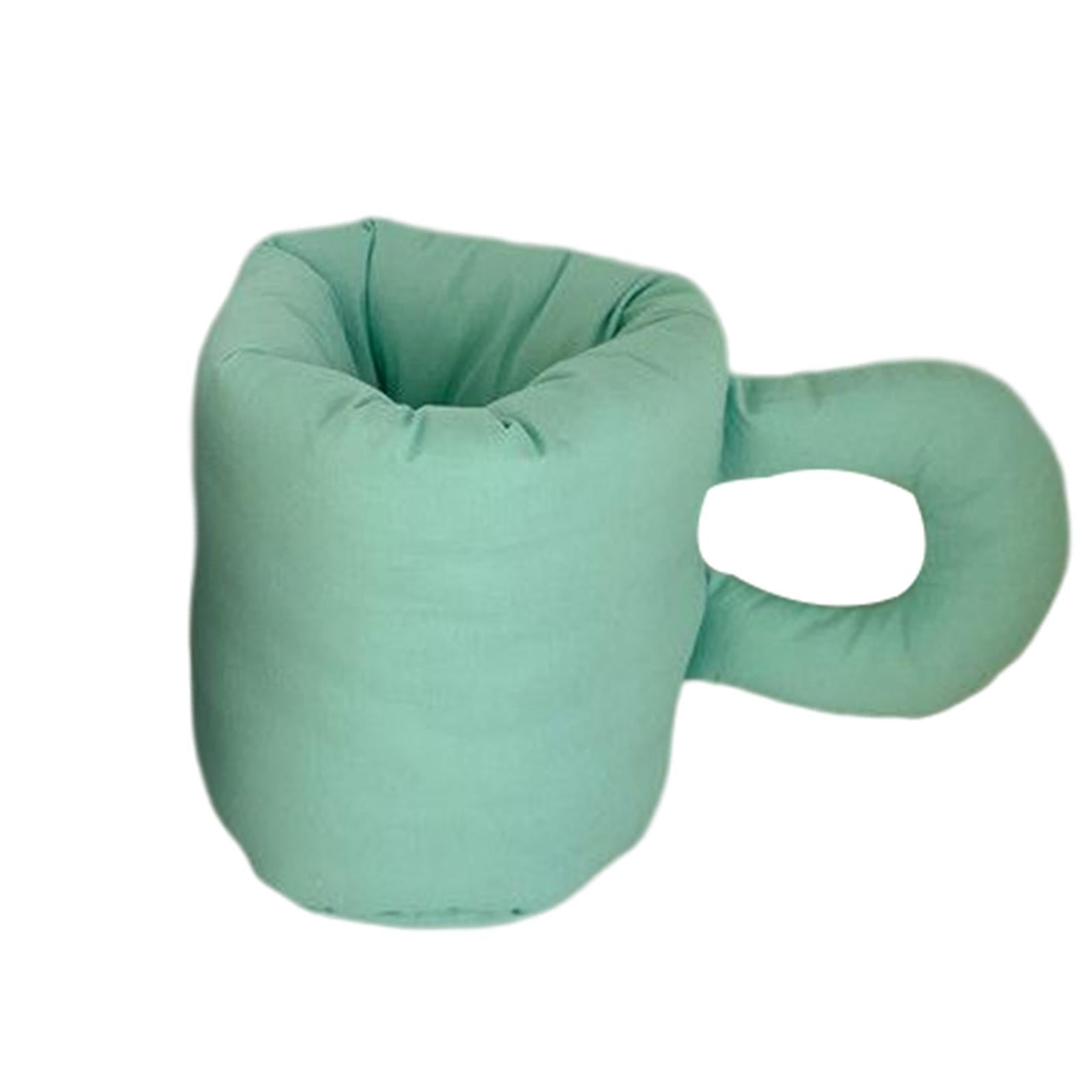 Cotton Filling Mug Shape Pens Holder for Classroom Room Storage Supplies Green
