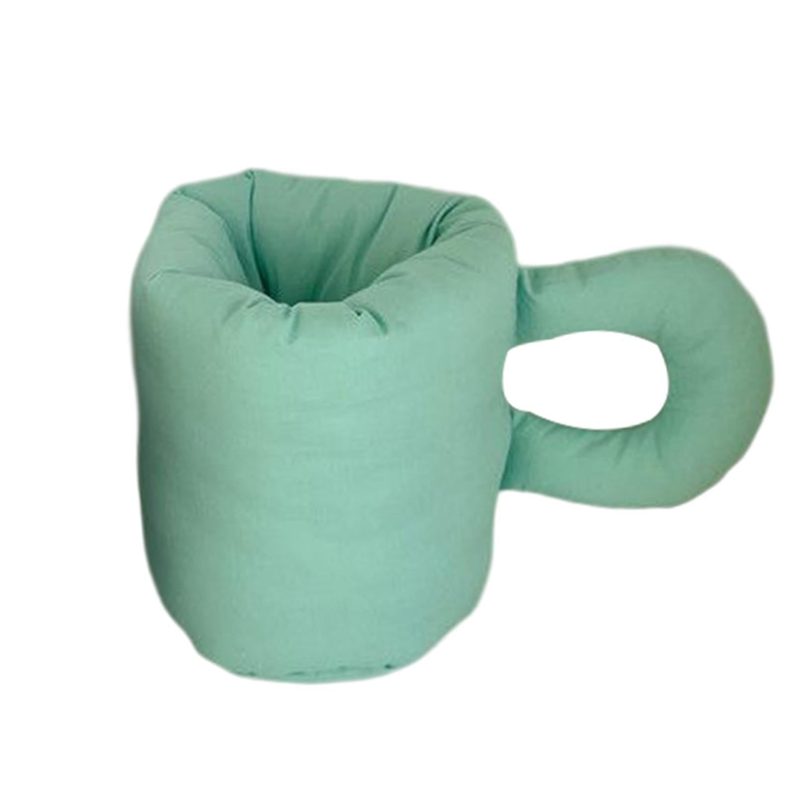 Cotton Filling Mug Shape Pens Holder for Classroom Room Storage Supplies Green