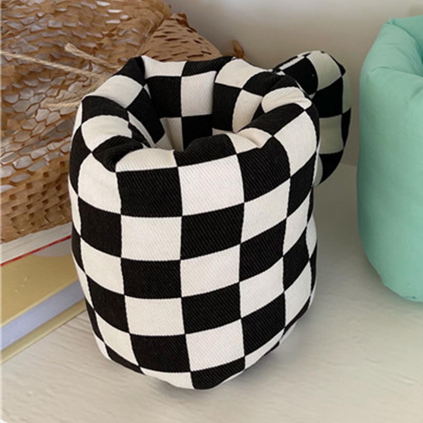 Cotton Filling Mug Shape Pens Holder for Classroom Room Storage Supplies Black