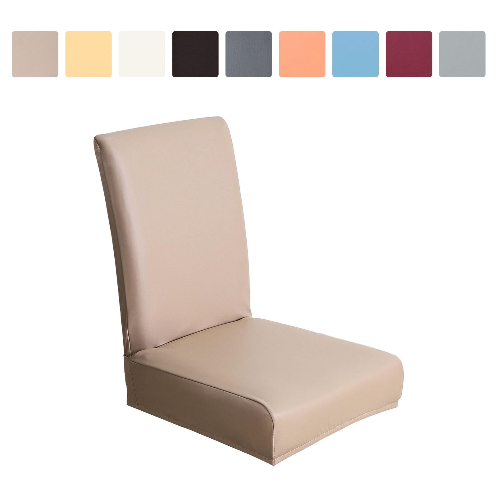 Chair Covers Waterproof Chair Slipcover Universal for Wedding Brown