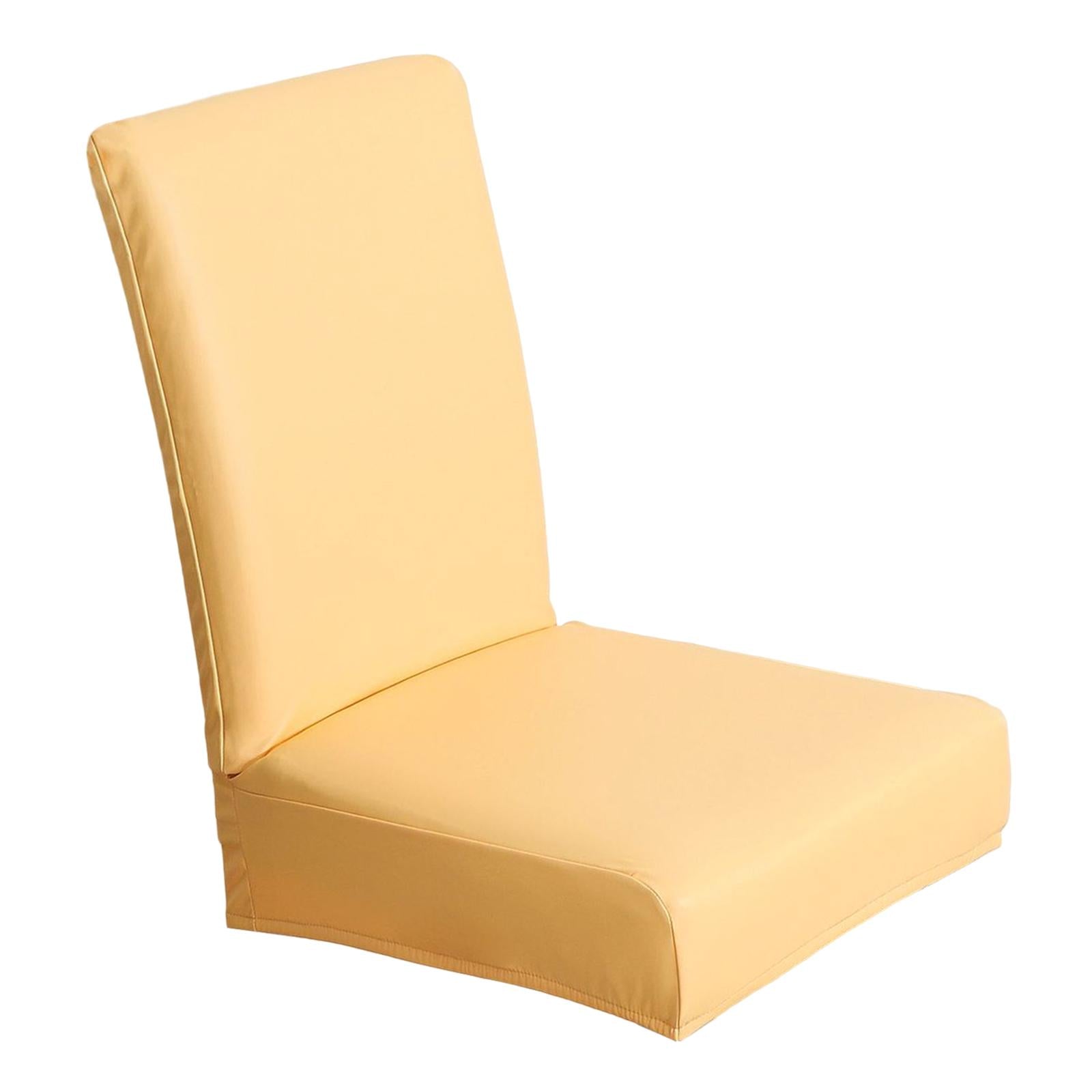 Chair Covers Waterproof Chair Slipcover Universal for Wedding Yellow