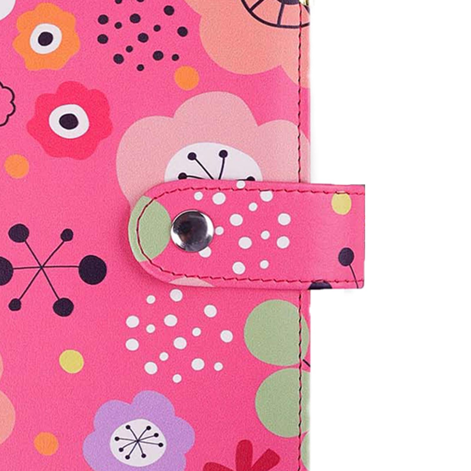 A6 Budget Binder Planner Notebook Binder for Cash Bill Money Budget Saving Pink