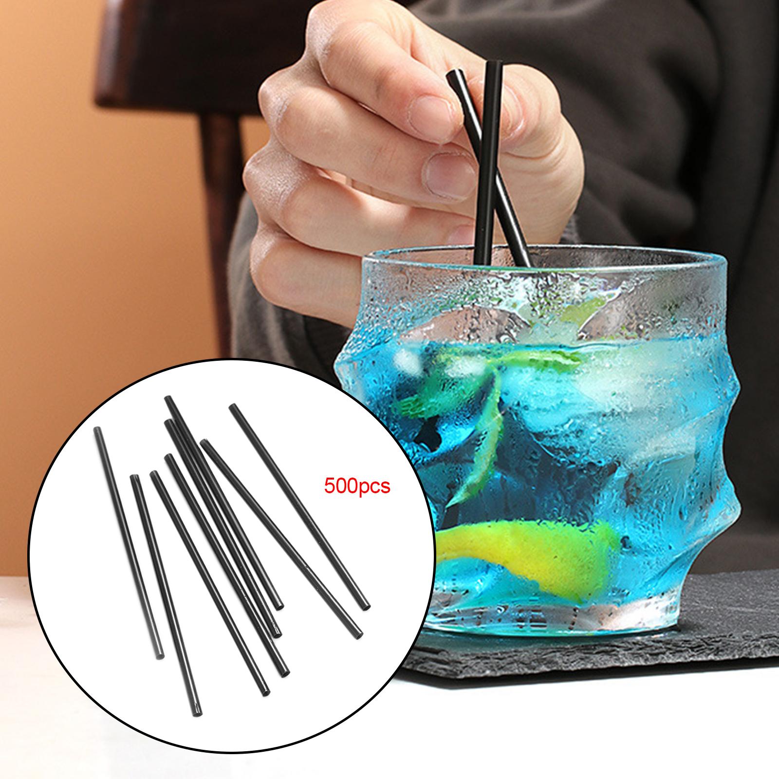 500 Pieces Drinking Straws Disposable Party 13cm