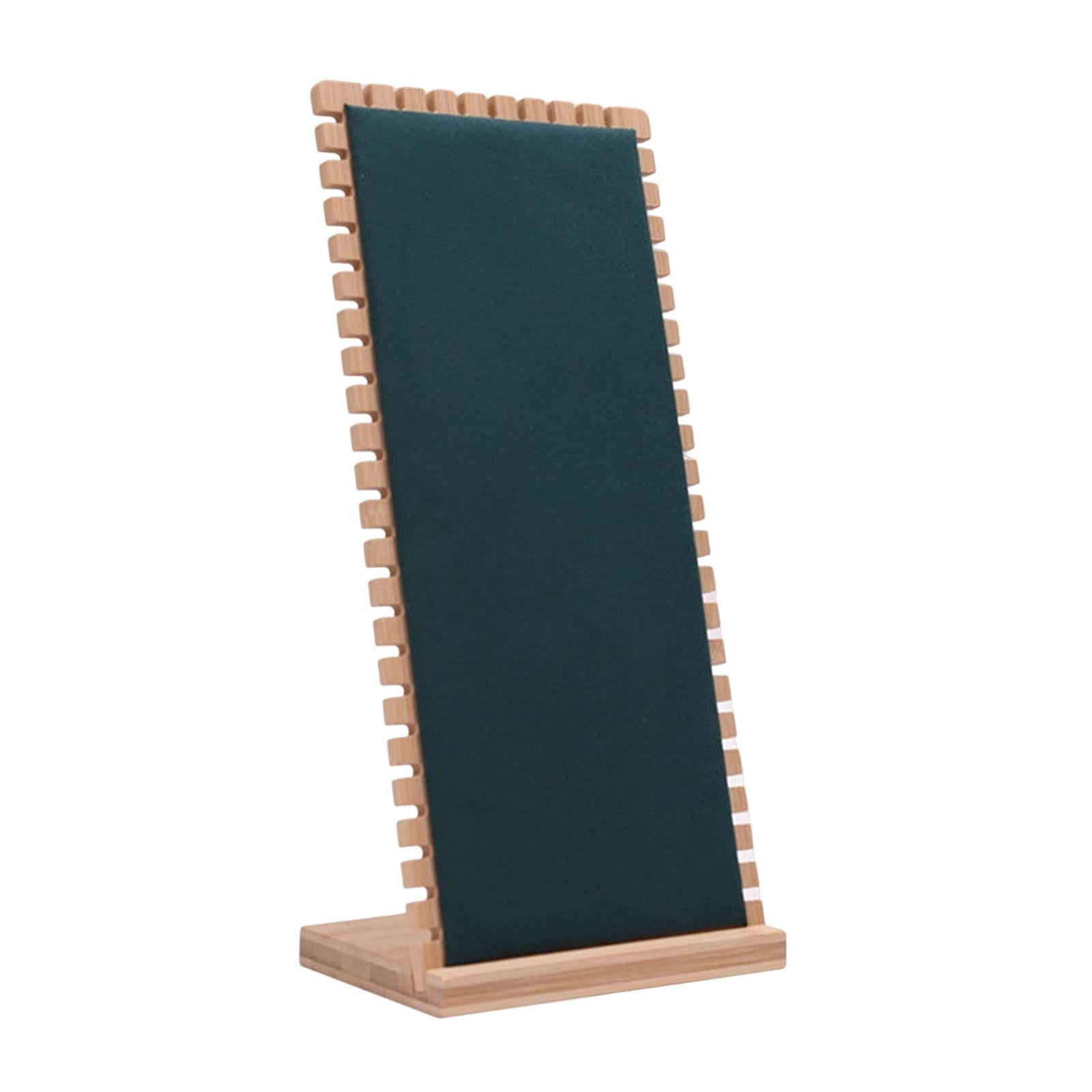 Necklace Display Stand Necklace Easel Showcase for Countertop Decor Green