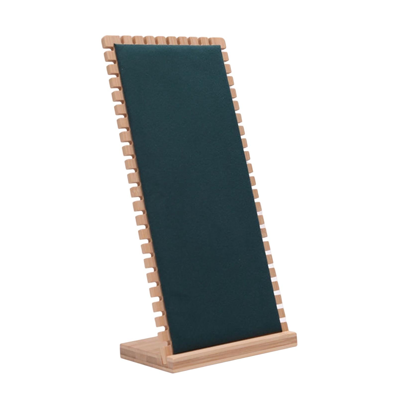 Necklace Display Stand Necklace Easel Showcase for Countertop Decor Green