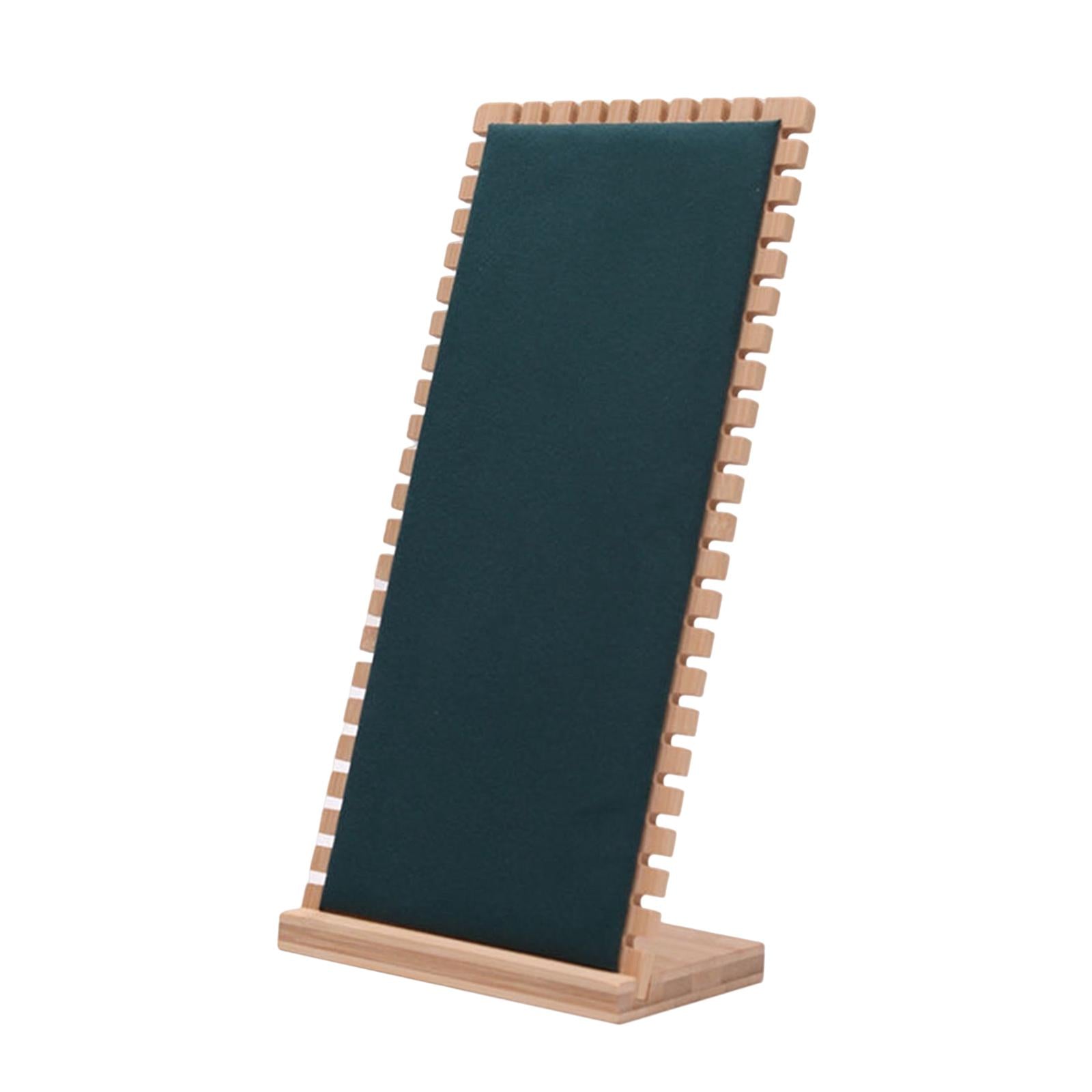 Necklace Display Stand Necklace Easel Showcase for Countertop Decor Green