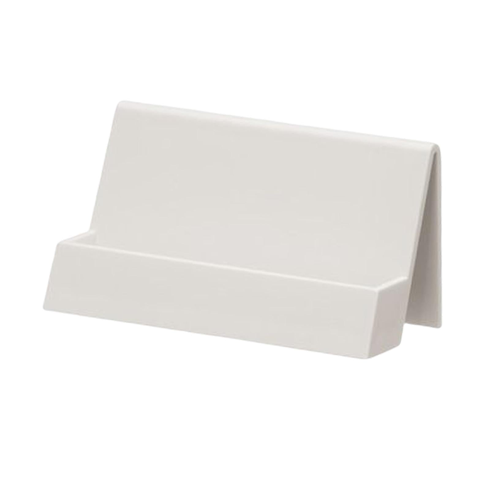 Business Card Holder Office Supplies Greeting Card Display for Conference White