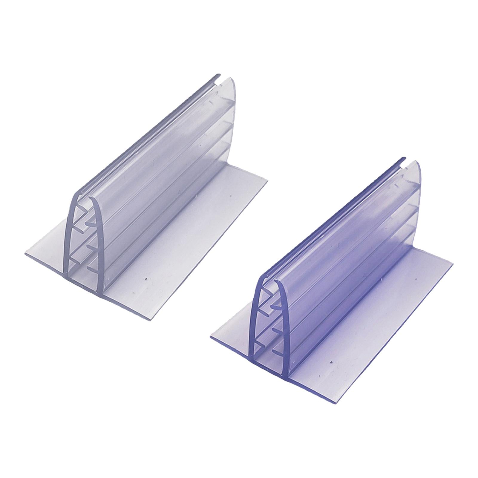 10Pcs Clip Holder Stand Promotion Clear for Warehouse restaurant 7.5cm x 4cm x 3.2cm