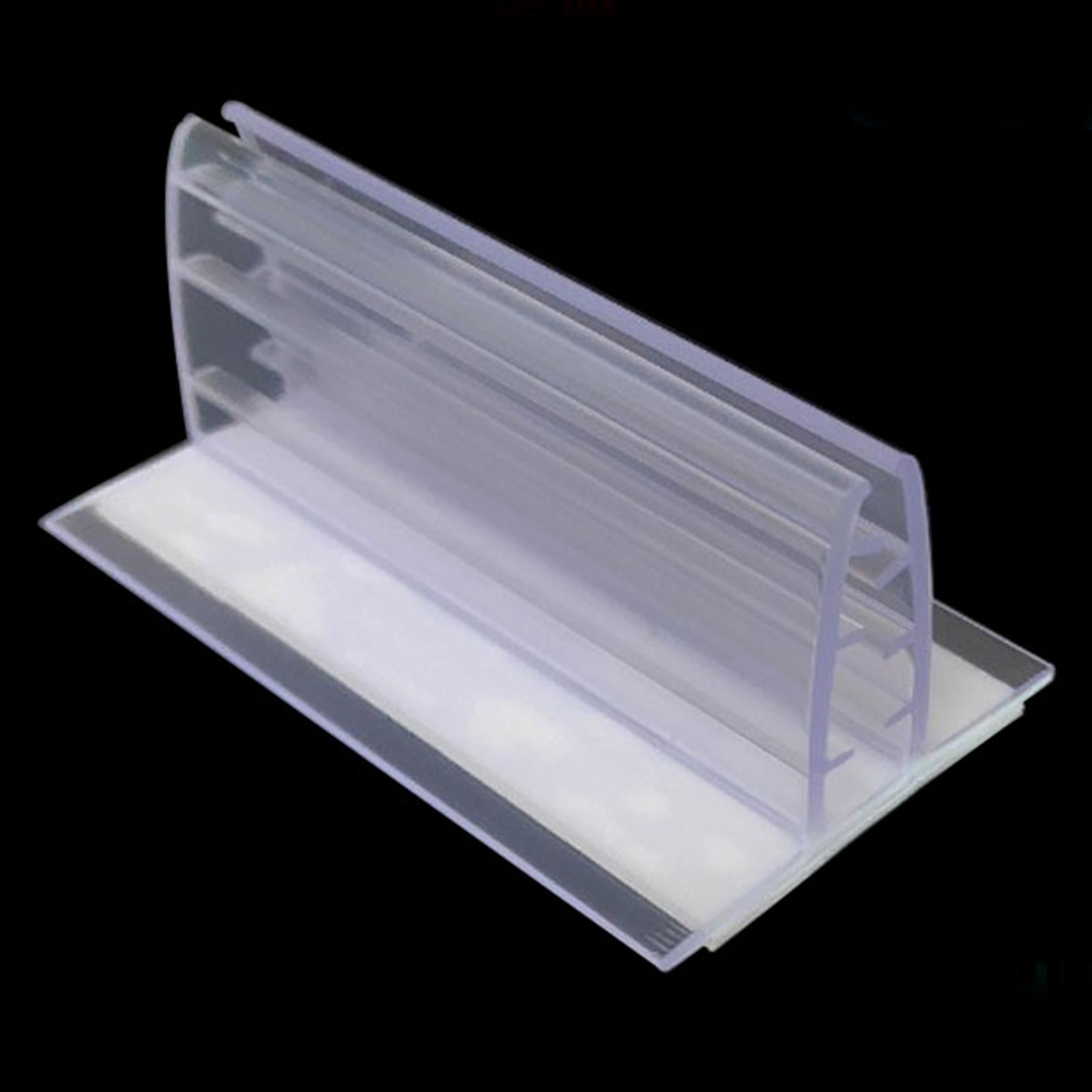 10Pcs Clip Holder Stand Promotion Clear for Warehouse restaurant 5cm x 4cm x 3.2cm