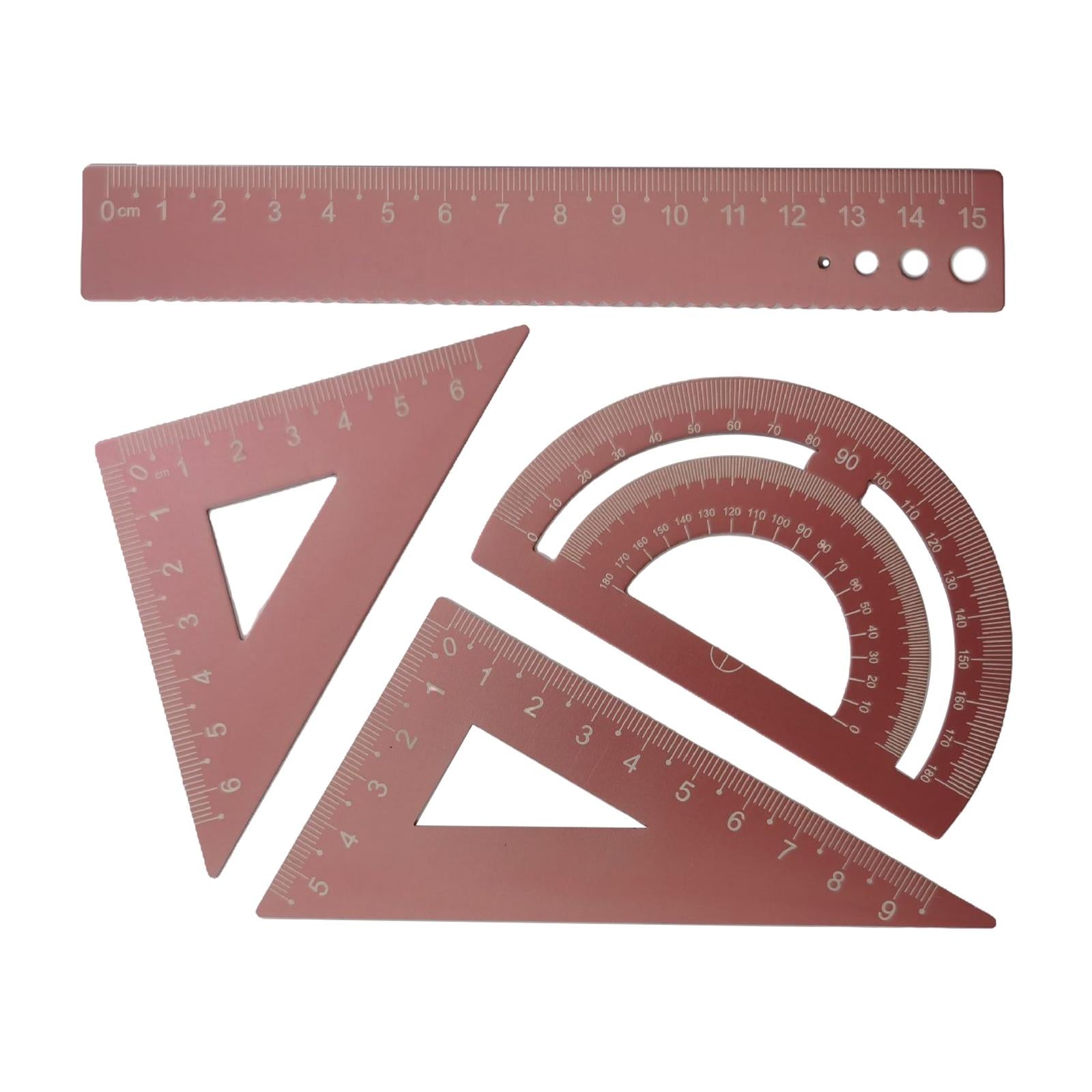 Compass Angle Ruler Math Geometry Kit Compass Set Triangle Right Angle Ruler Ruler for Dra ...