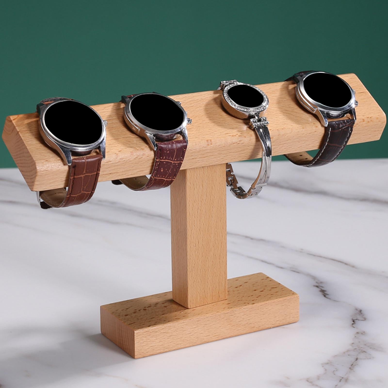 Bracelet Watch Holder Watch Holder Display for Home Organization  Wood L