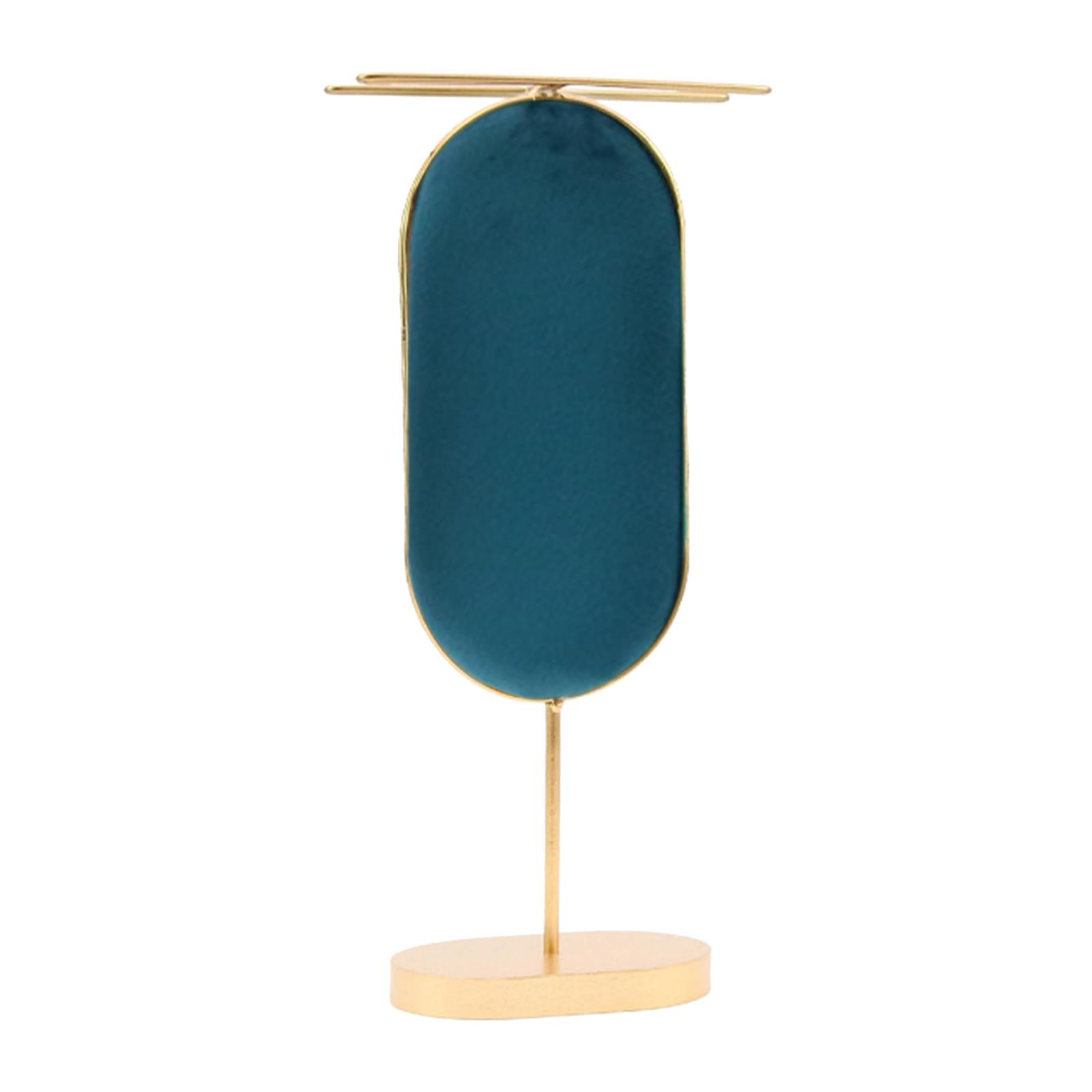 Earring Display Stand Jewelry Display Stand for Bedroom Home Green and Blue