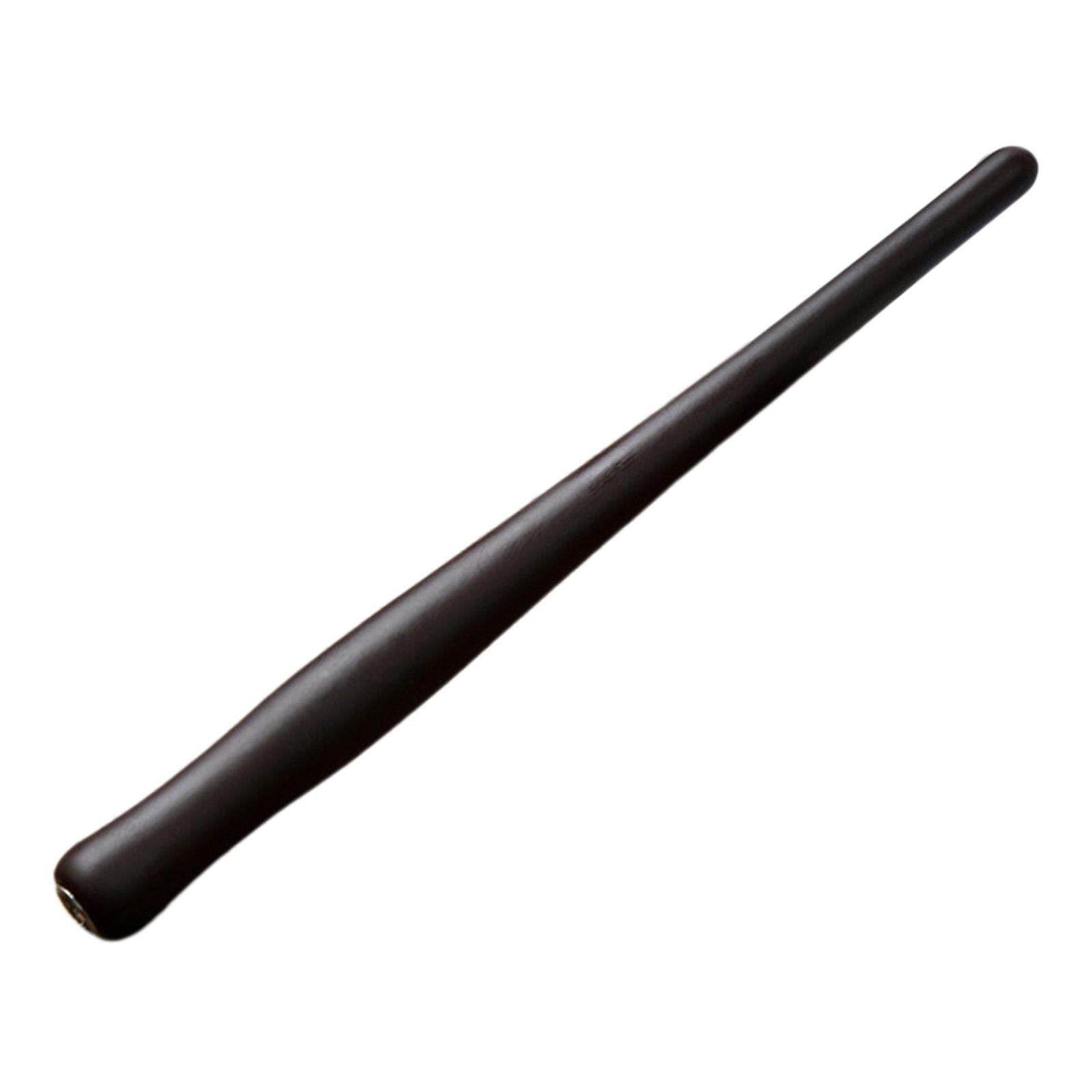 Wooden Calligraphy Dip Pen Holder for Various Pen Nib Portable Compact Retro Dark Brown