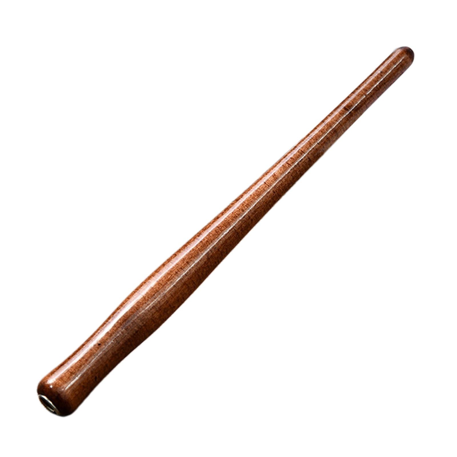 Wooden Calligraphy Dip Pen Holder for Various Pen Nib Portable Compact Retro Brown