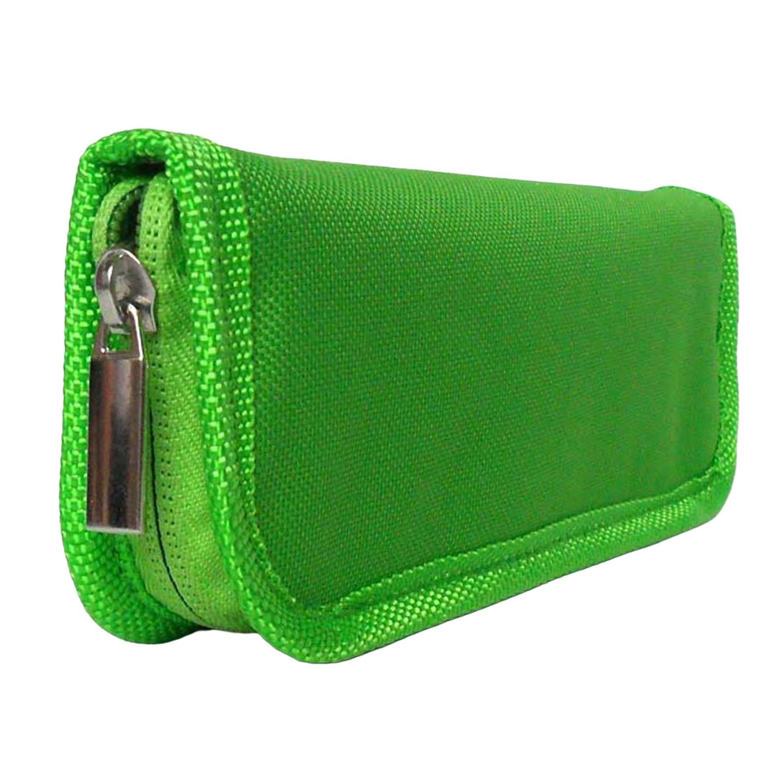 Travel Carry Case Protector Insulation Cooling Bag Smooth Zip Organzier Green