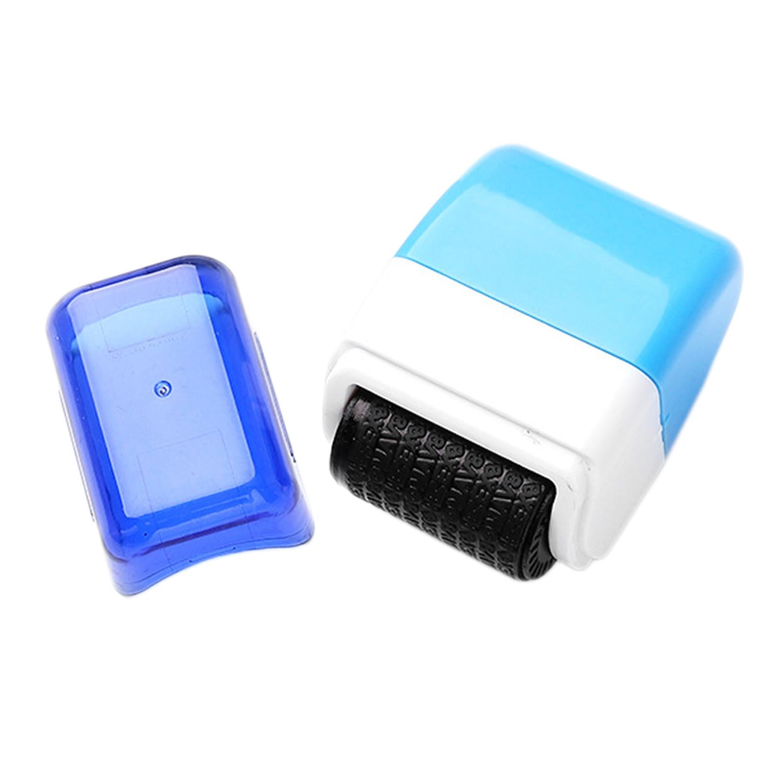 Protection Privacy Data Roller Stamp Seal Defend ID Information Security Blue