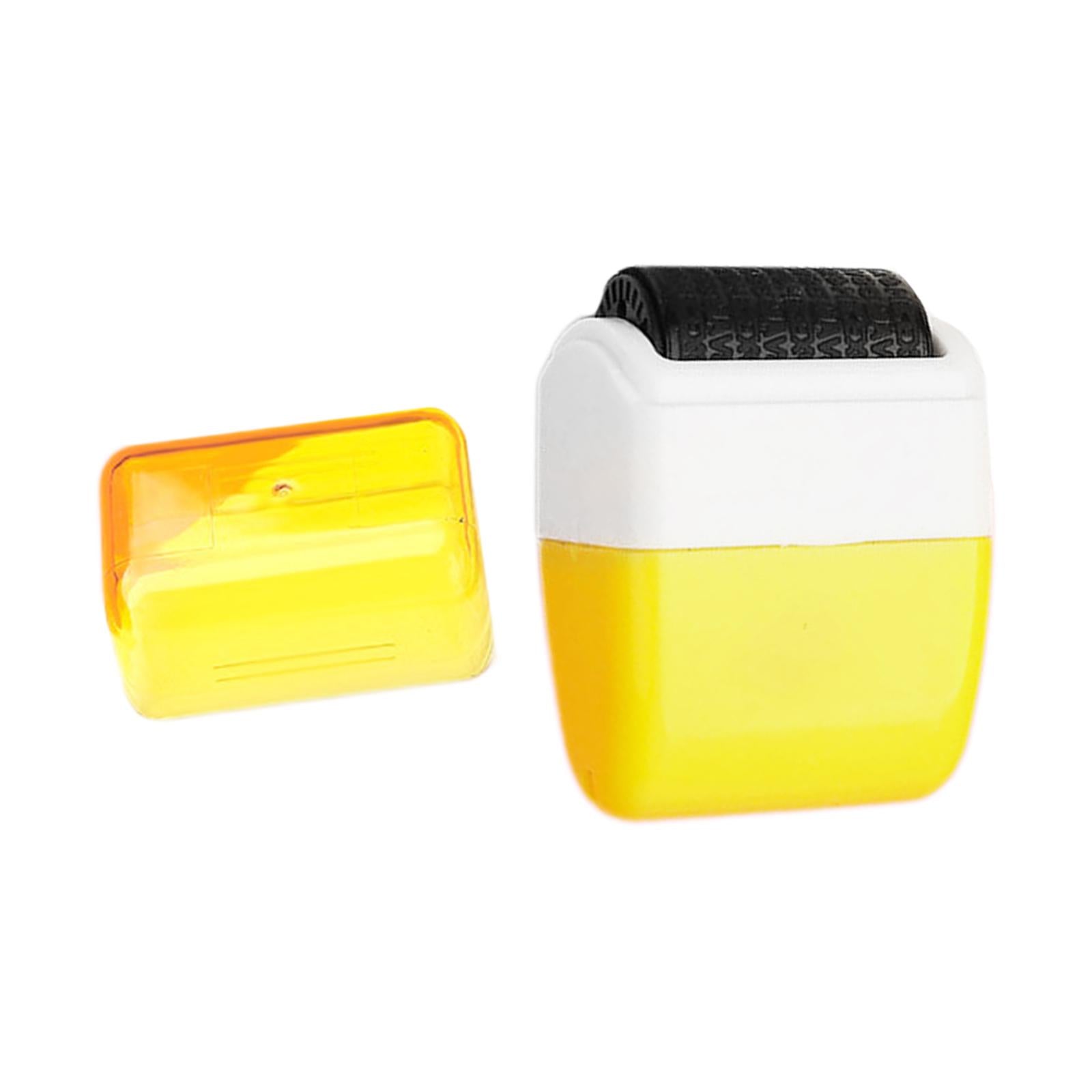 Protection Privacy Data Roller Stamp Seal Defend ID Information Security Yellow