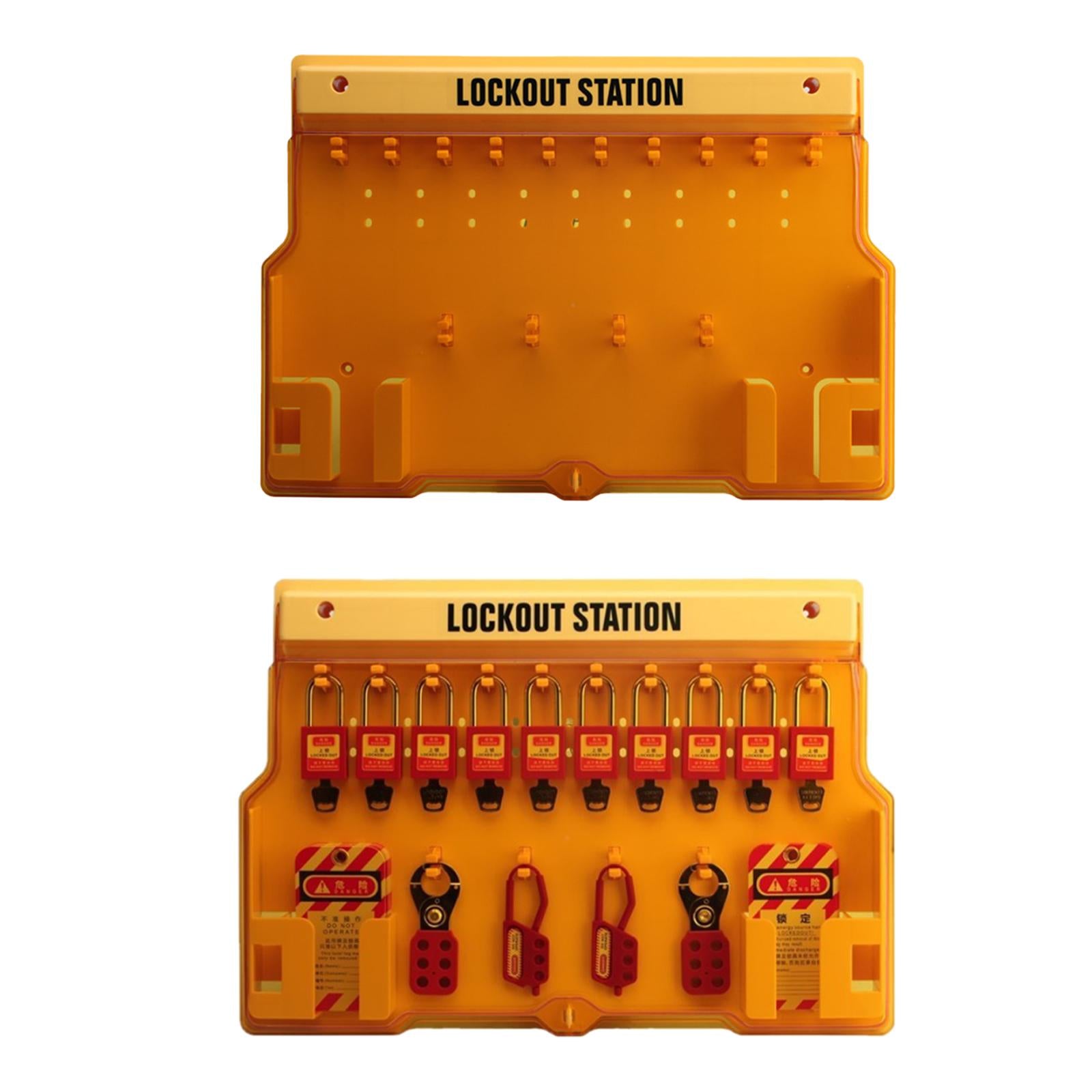 Lockout Storage Cabinet Practical with Cover Useful for Warehouses Without devices