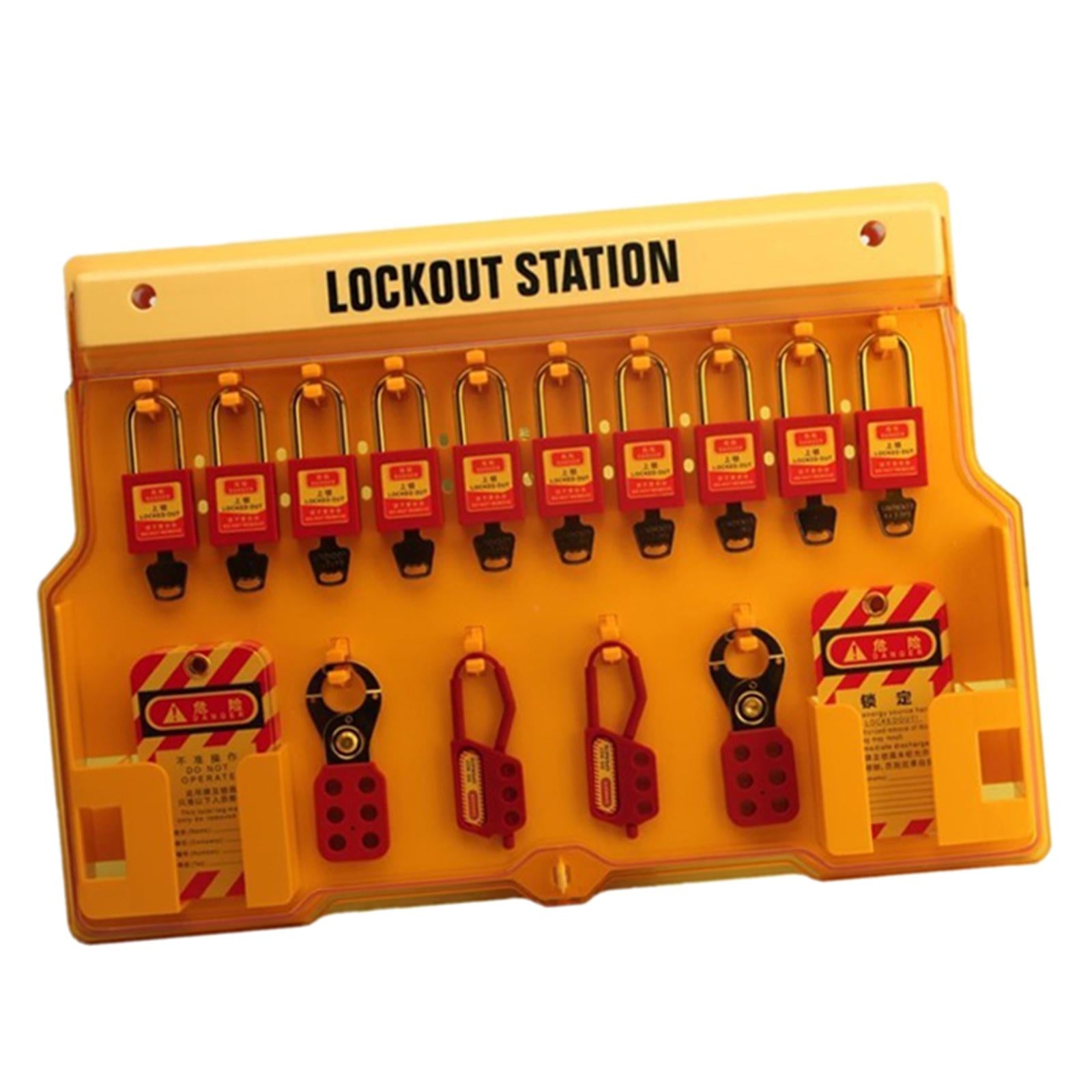 Lockout Storage Cabinet Practical with Cover Useful for Warehouses With devices