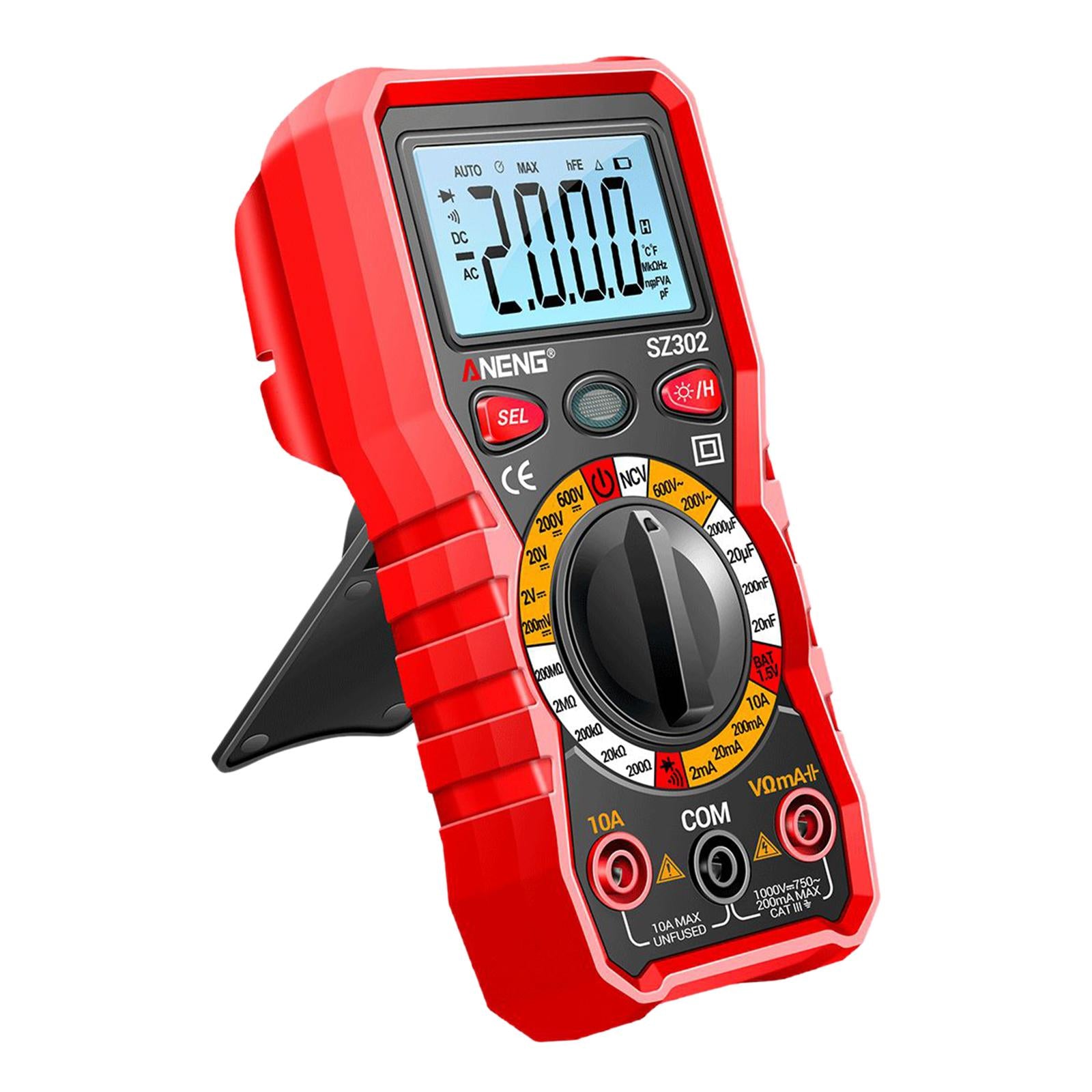 Digital Meter AC DC Voltage Current Equipment Amp Multimeters for DC Current