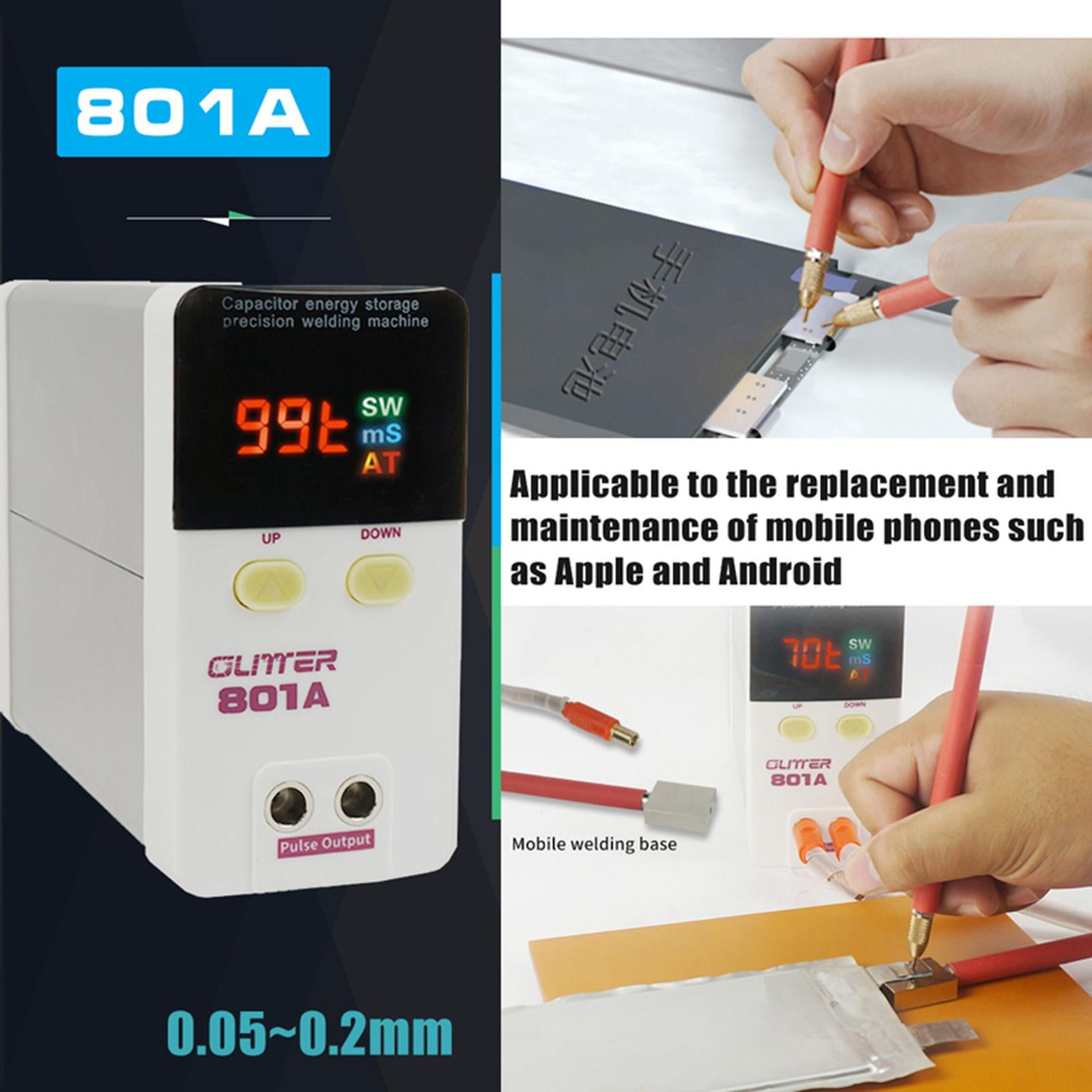 Spot Welding Machine Quick Release with LED Screen 99 Gears Adjustable