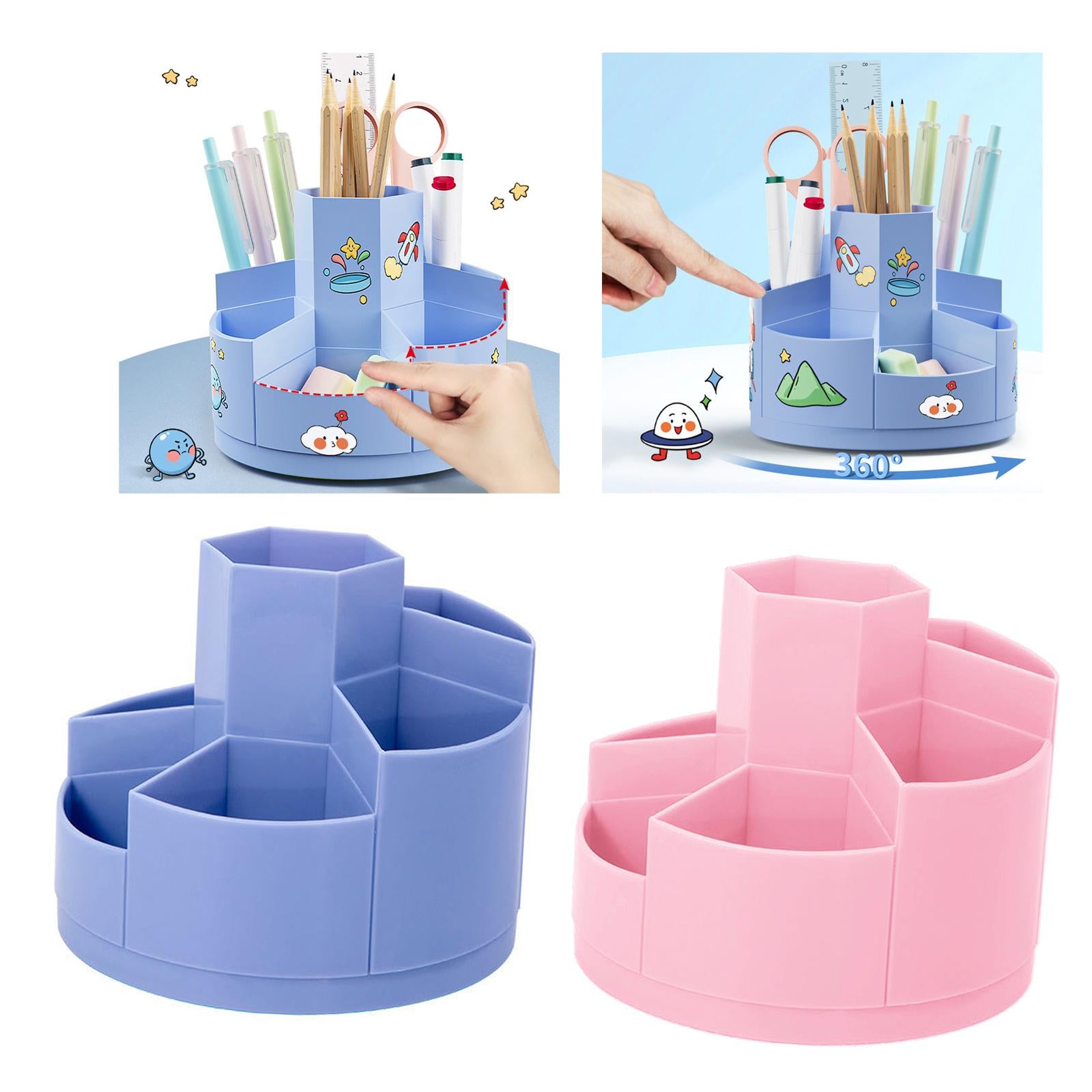 Pen Stand Personalized Cosmetic Display Case Dustproof for Vanity Countertop