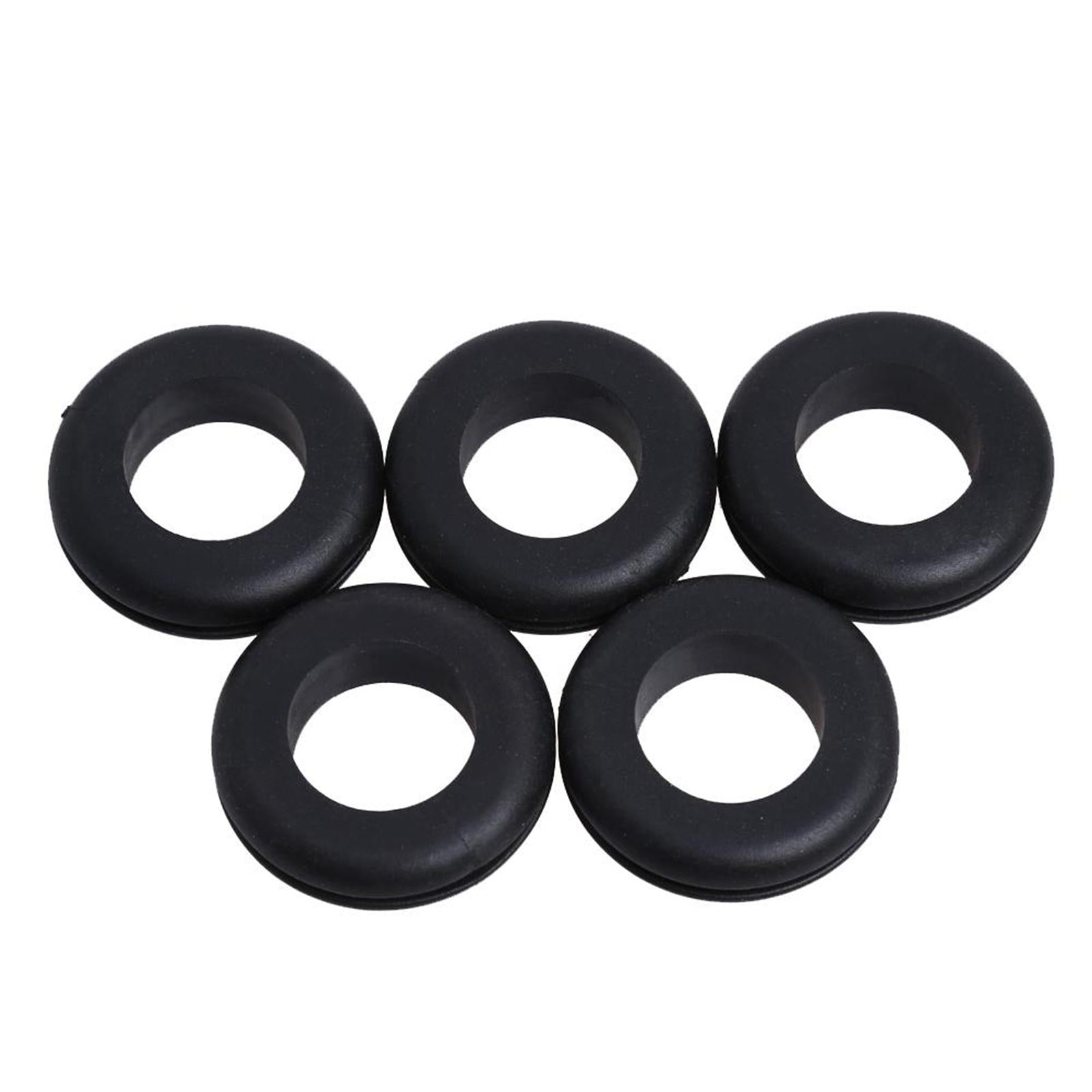 180x Portable Rubber Grommets Assorted Sizes Accessories for Wires Plugs