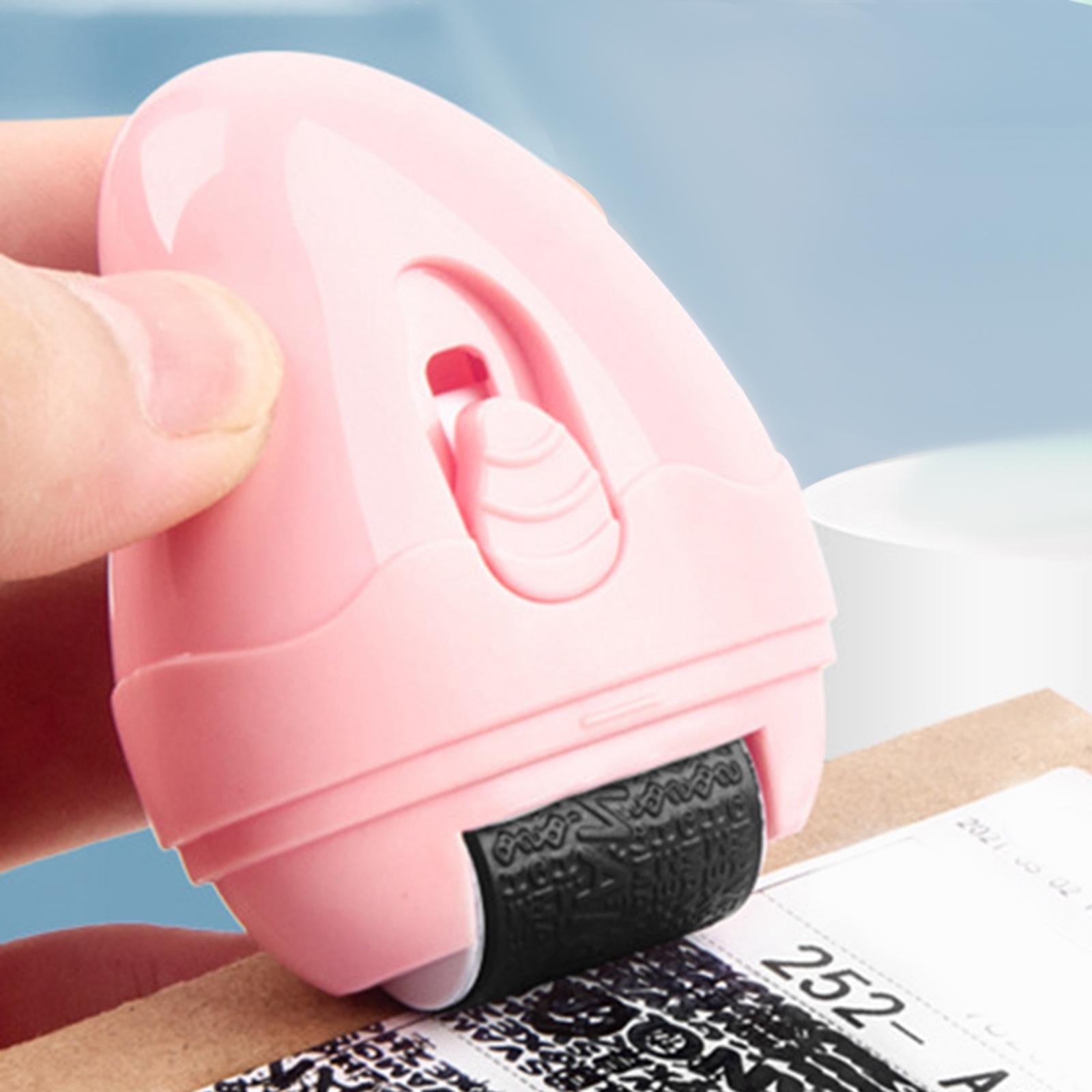 Data Protection Roller Stamp Package Box Opener Random Code Package Pink