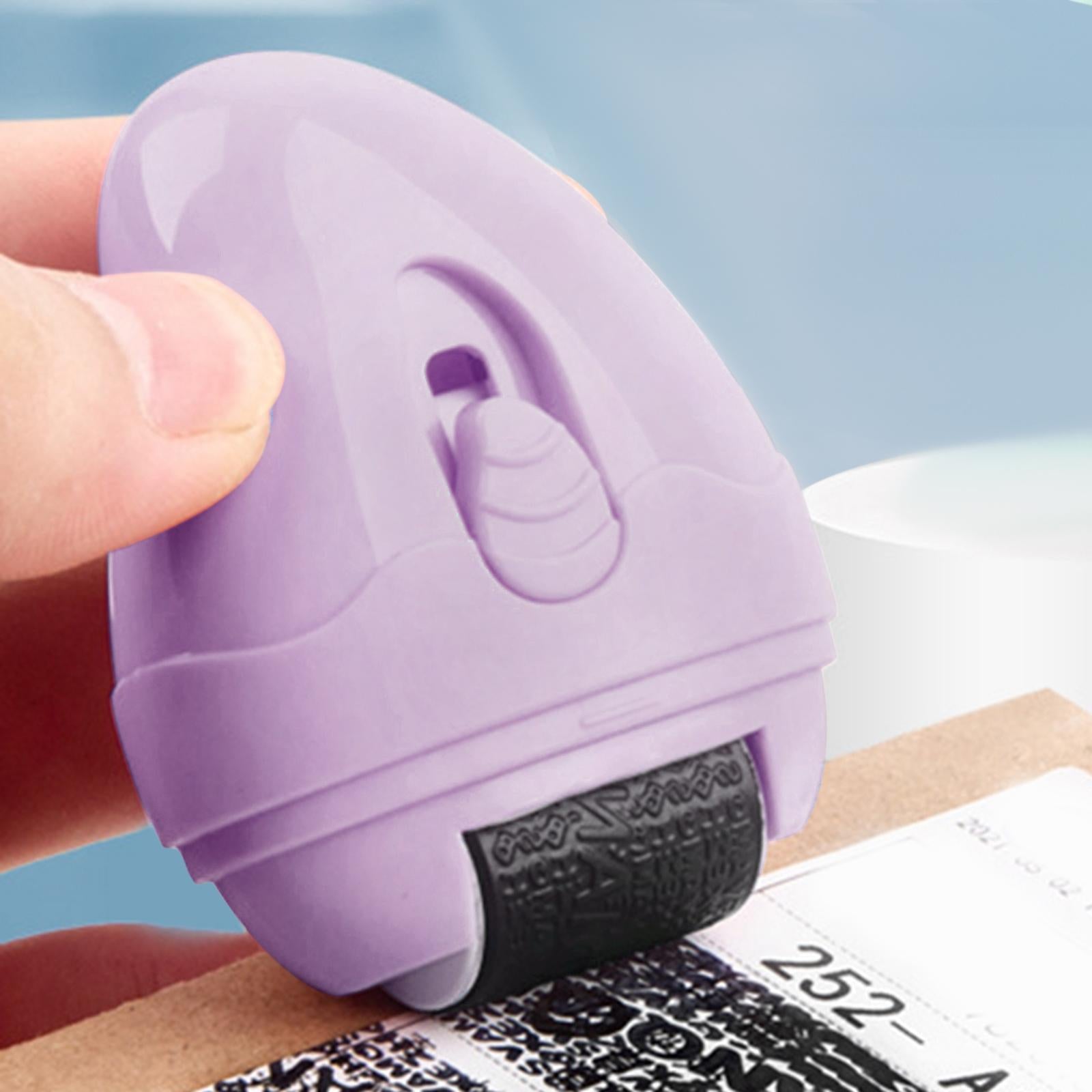Data Protection Roller Stamp Package Box Opener Random Code Package Purple
