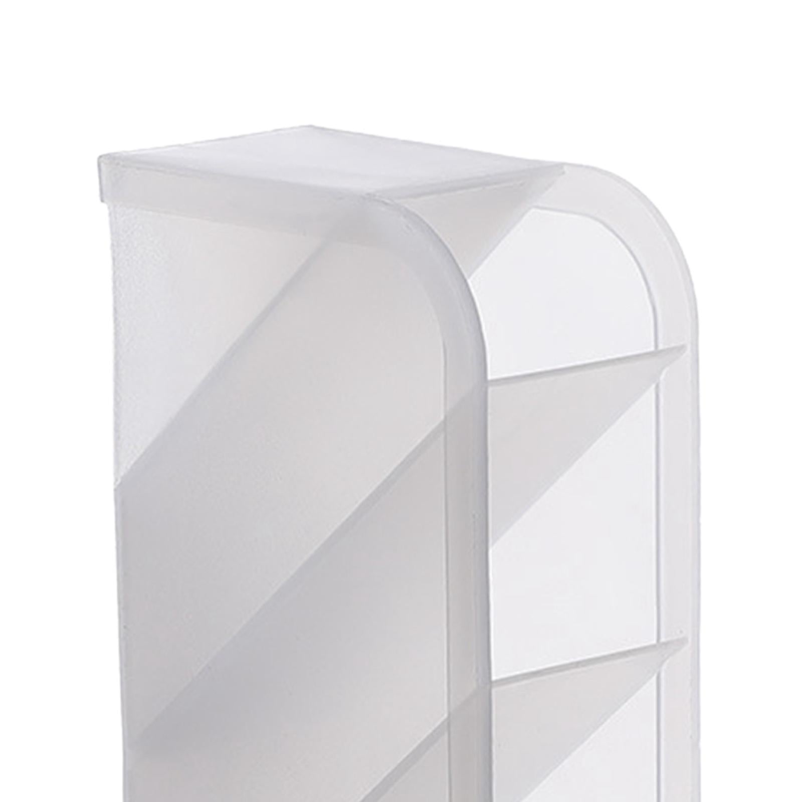 Pencil Dispenser Desk Stationery Organizer 4 Layer for Home Office Organizer white oblique