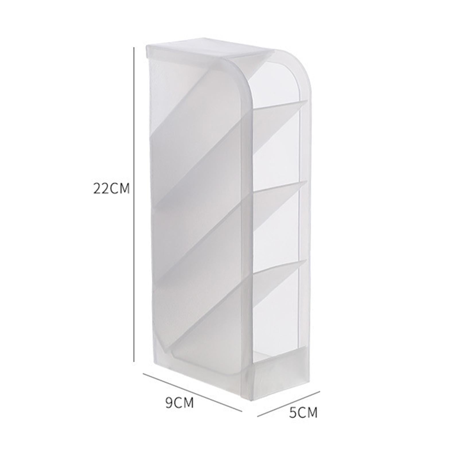 Pencil Dispenser Desk Stationery Organizer 4 Layer for Home Office Organizer white oblique