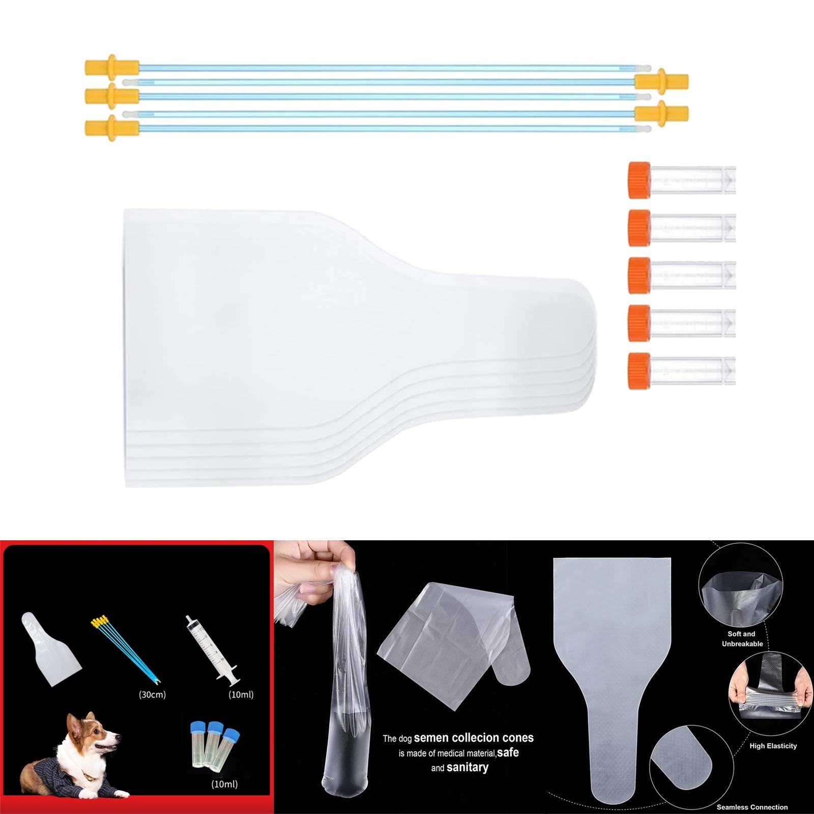 Transparent Canine Breeding Fitments Artificial Insemination Accs Practical