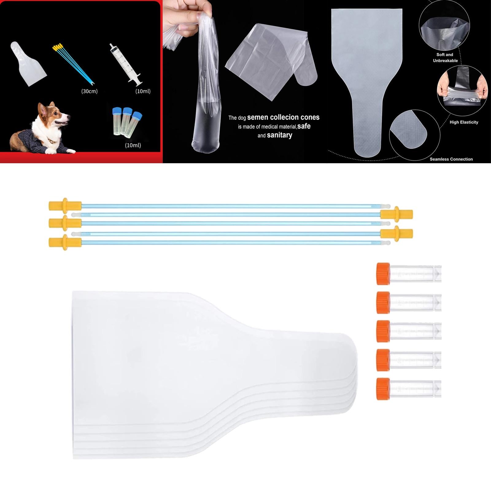 Transparent Canine Breeding Fitments Artificial Insemination Accs Practical