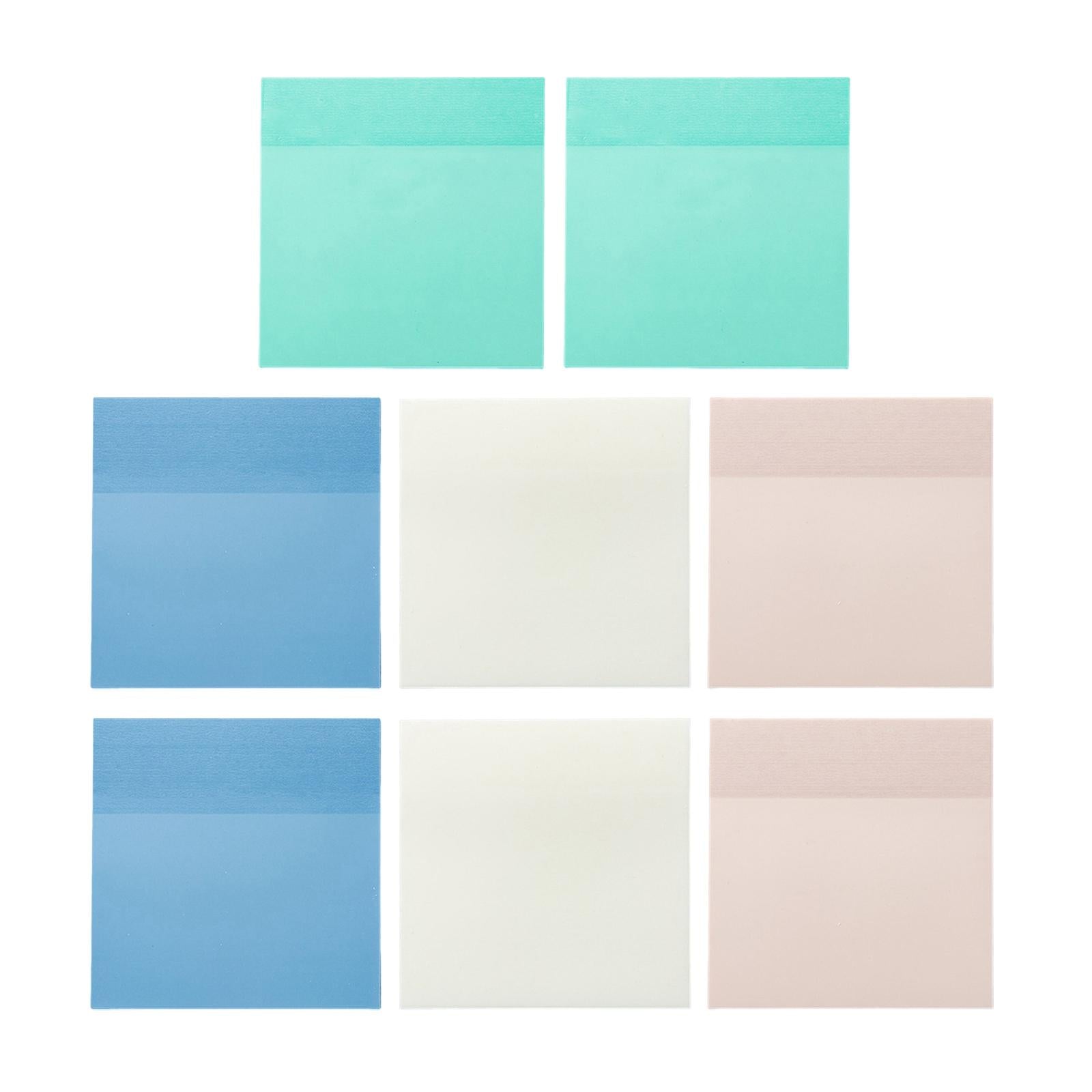 Portable Translucent Sticky Notes Classifying files Memos for School Study