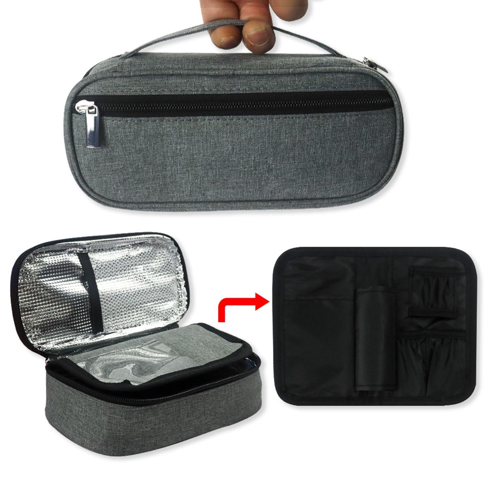 Cooler Travel Case Storage Bag Protector Organizer with Detachable Pouch