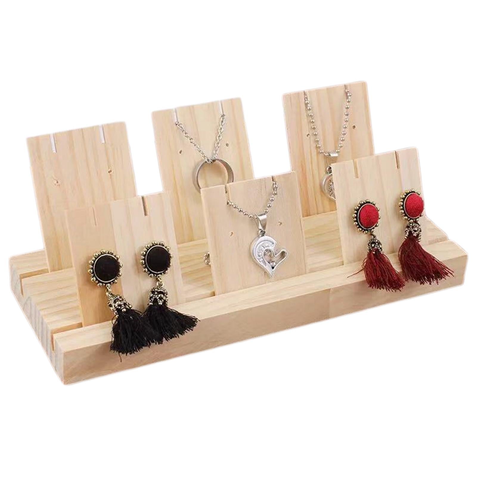 Earring Display Stand Large Capacity for Retail Display Shows Countertop Small 2 slot