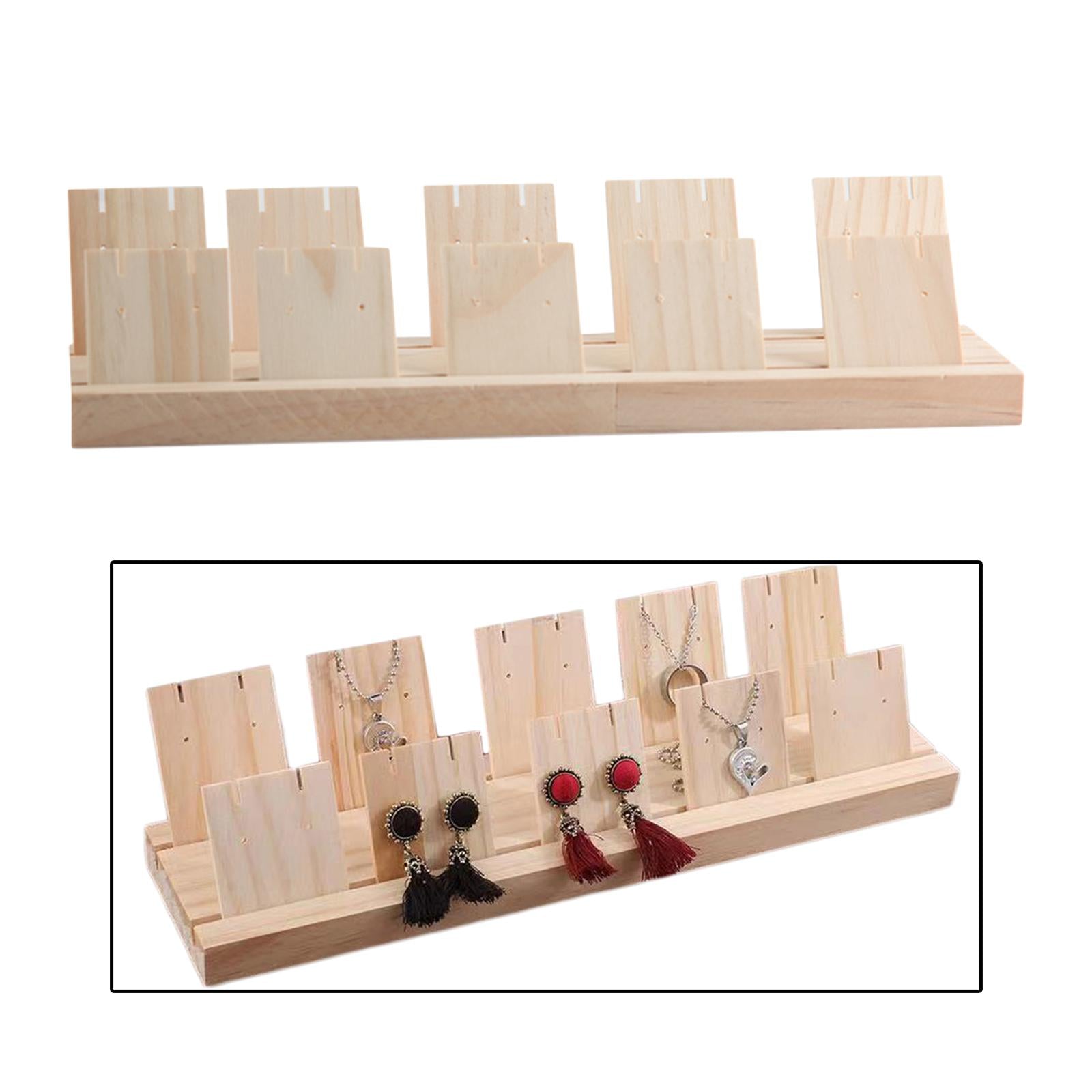 Earring Display Stand Large Capacity for Retail Display Shows Countertop Large 2 slot