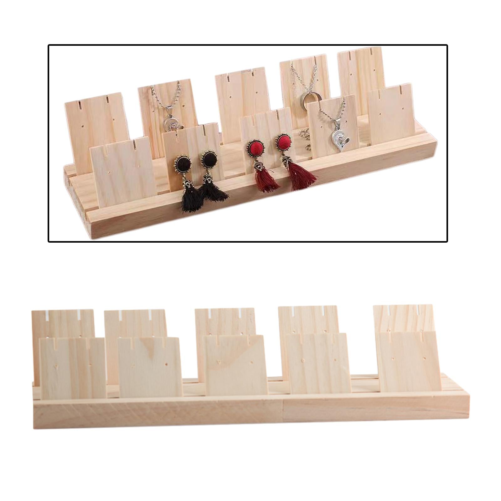 Earring Display Stand Large Capacity for Retail Display Shows Countertop Large 2 slot