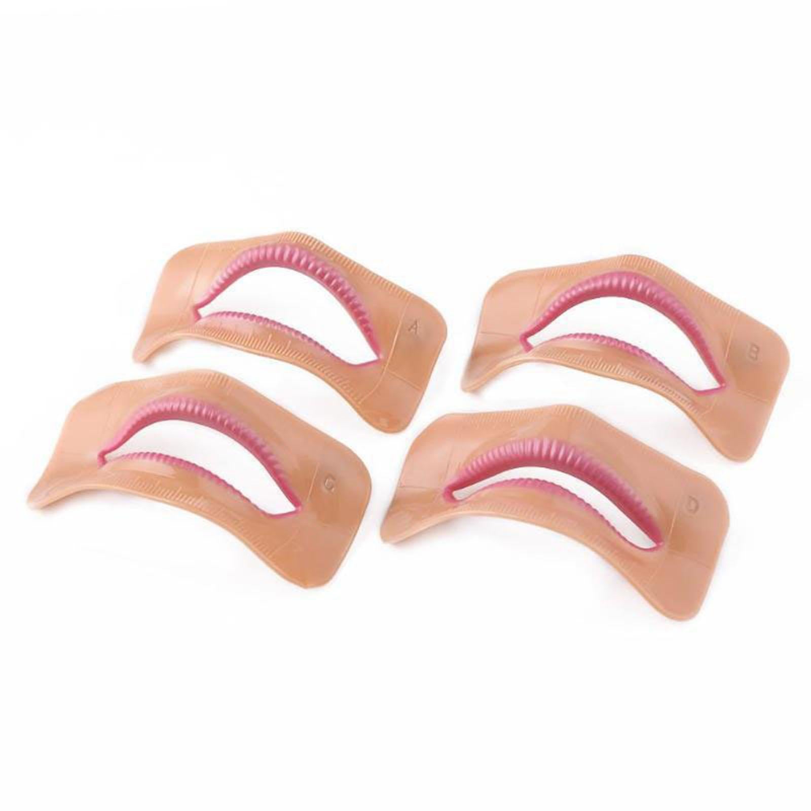 4Pcs Mouth Lip Model Accessories Checking Arrangement Easy Use Lightweight